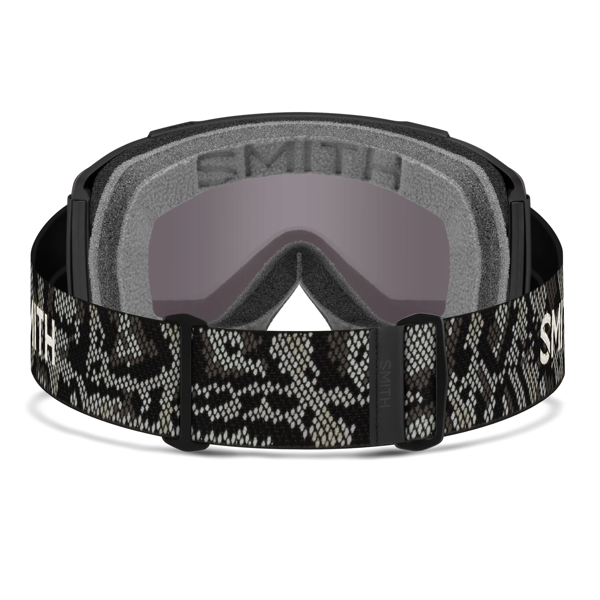 Masque de ski Smith - Squad - Noir Snakeskin - ChromaPop Sun Black Gold Mirror 3