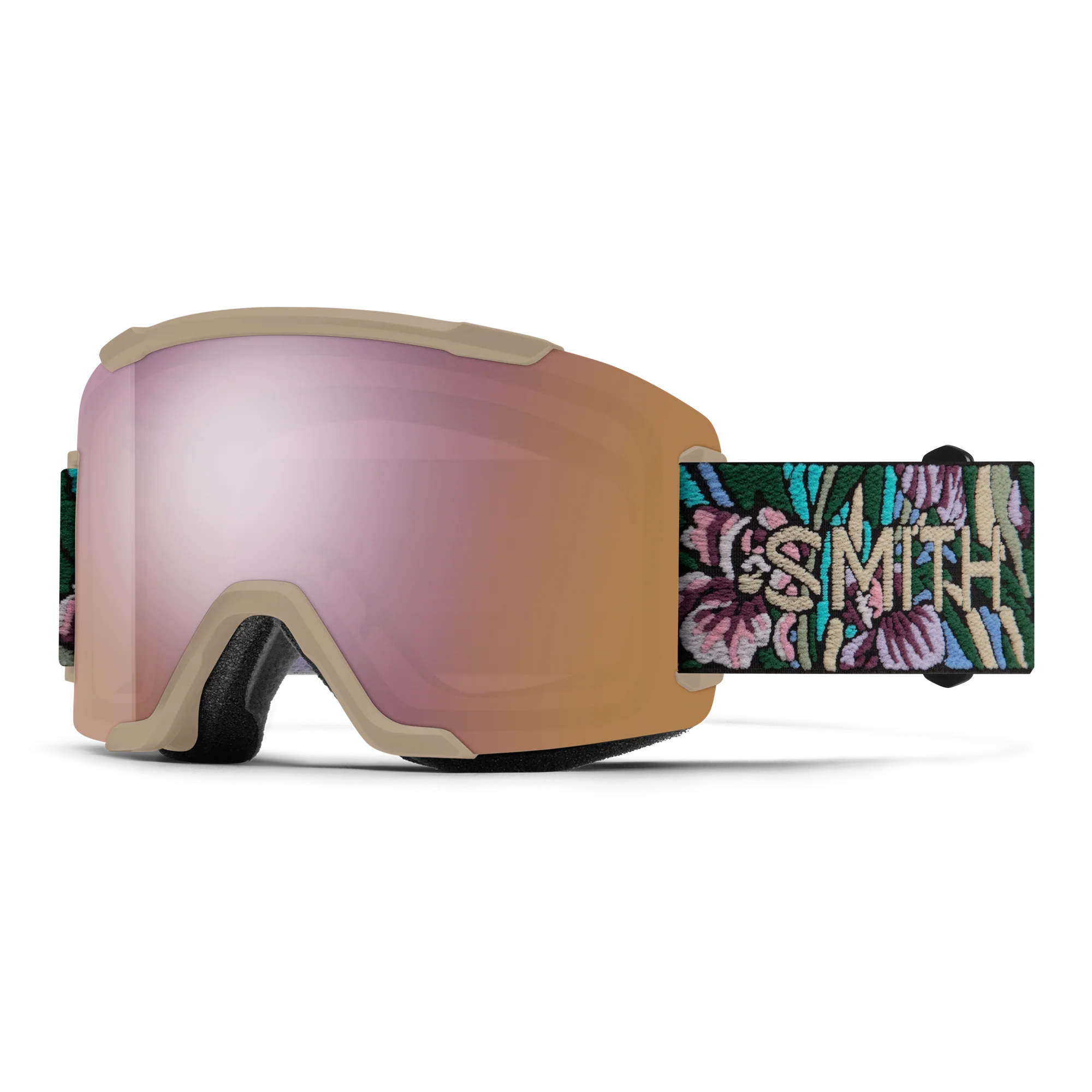 Masque de ski Smith - Squad - Iris Pham AC - ChromaPop Everyday Rose Gold Mirror