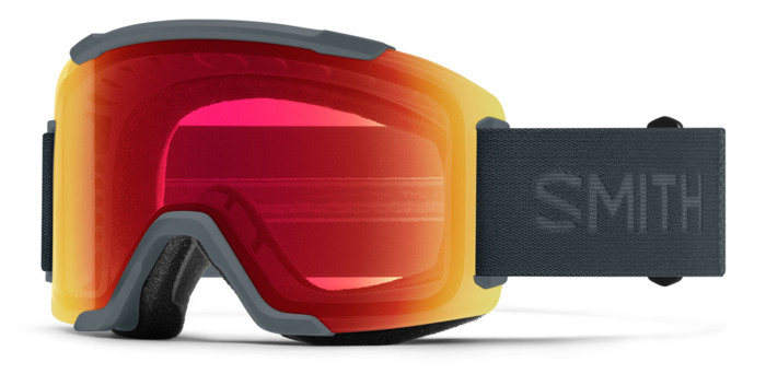 Masque de ski Smith - Squad - Ardoise - ChromaPop Pro Photochromic Red Mirror