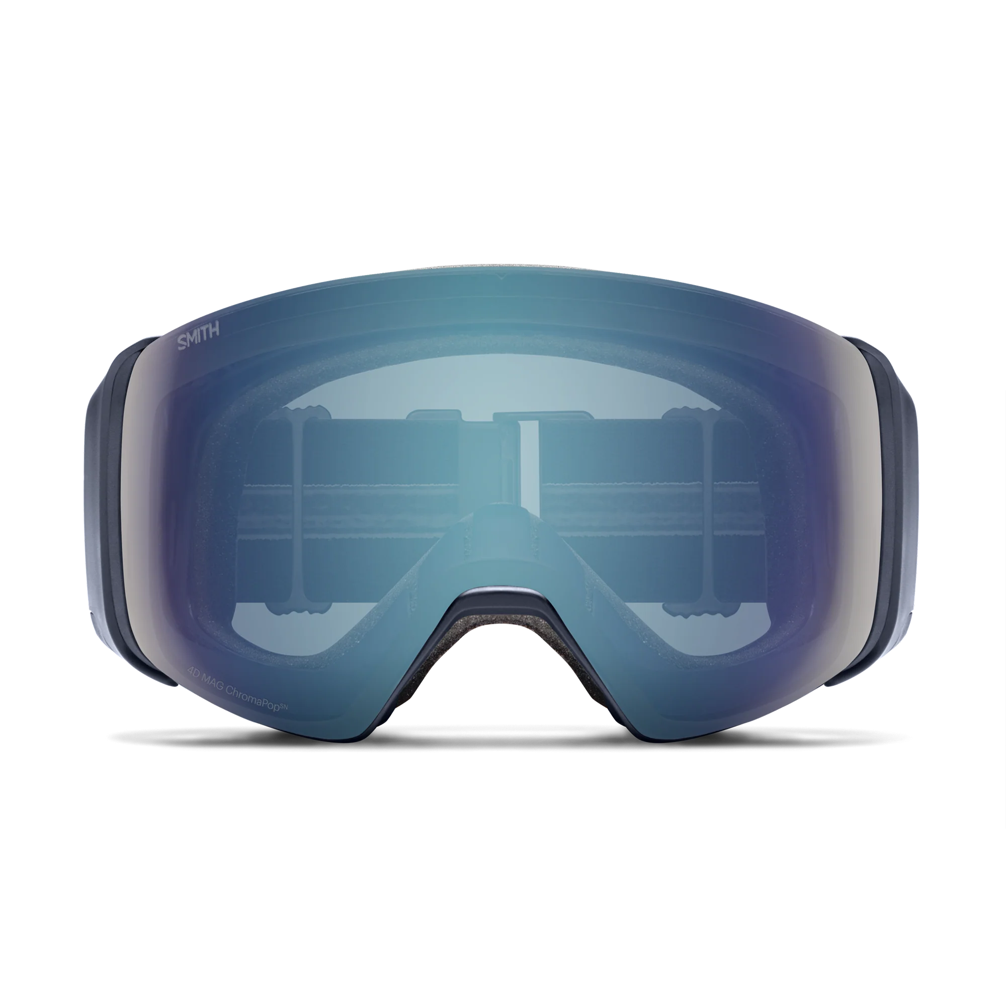 Masque de ski Smith - 4D MAG - Bleu marine Royal Navy - ChromaPop Everyday Blue Mirror 2