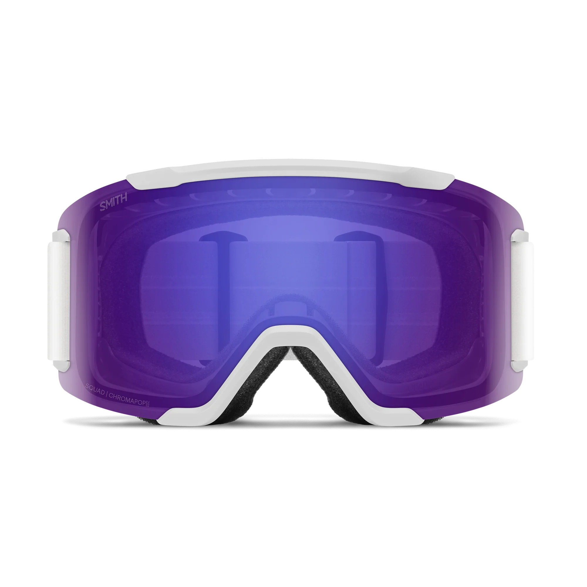 Masque de ski Smith - Squad - Blanc Vapor - ChromaPop Everyday Violet Mirror 2