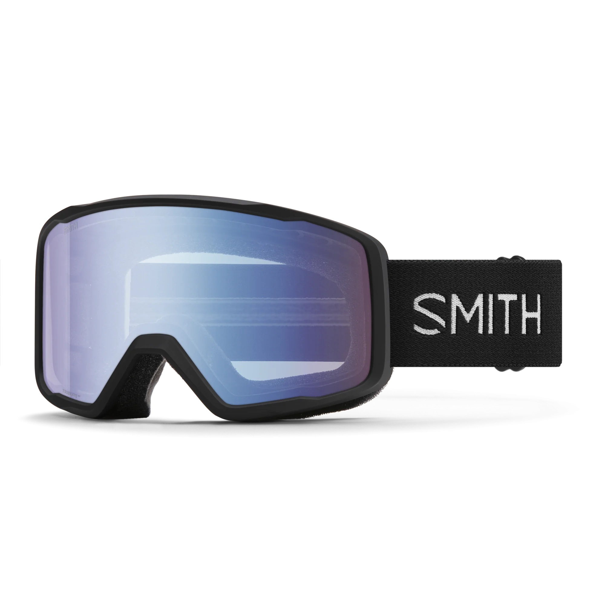 Masque de ski Smith - Tribute - Noir - Blue Sensor Mirror