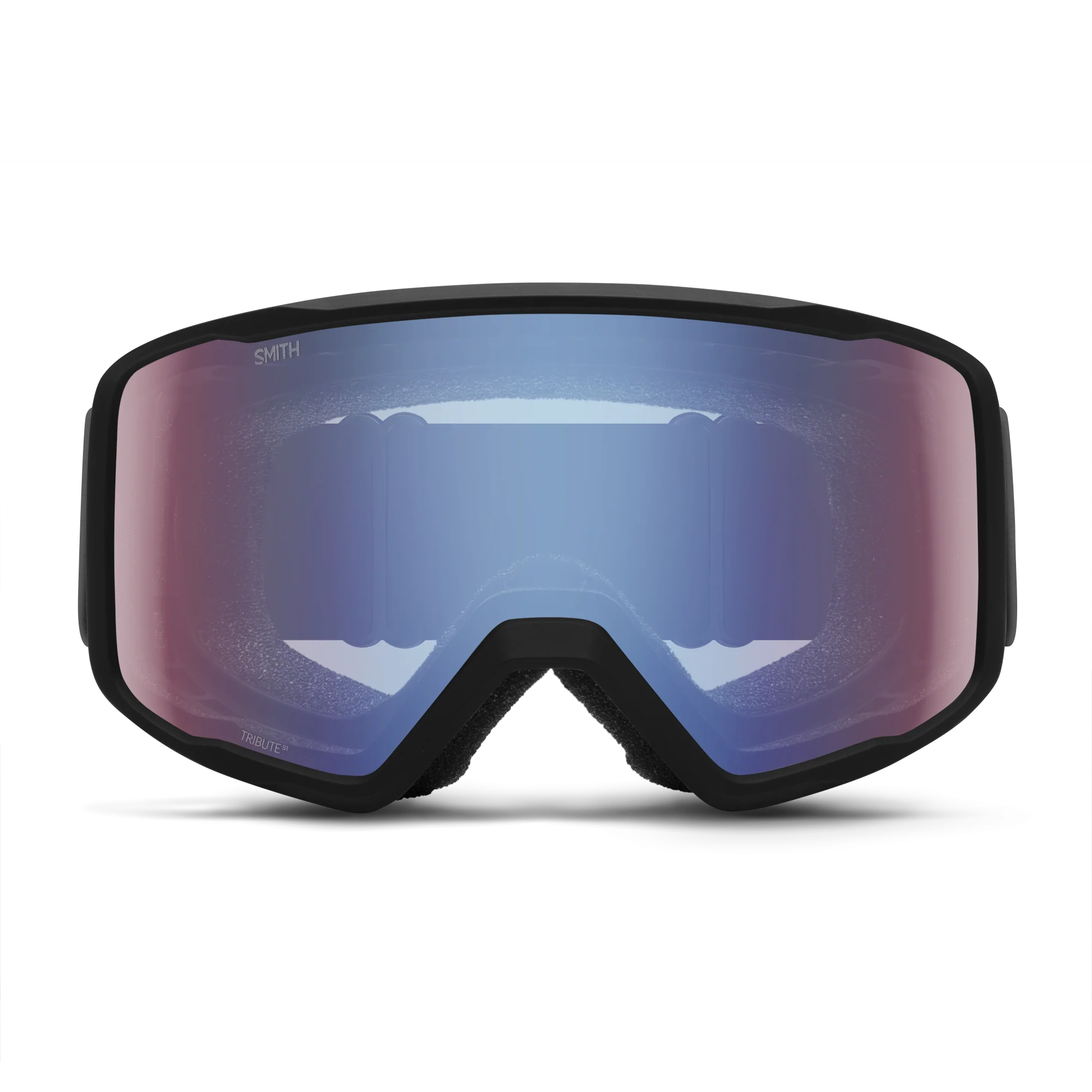 Masque de ski Smith - Tribute - Noir - Blue Sensor Mirror