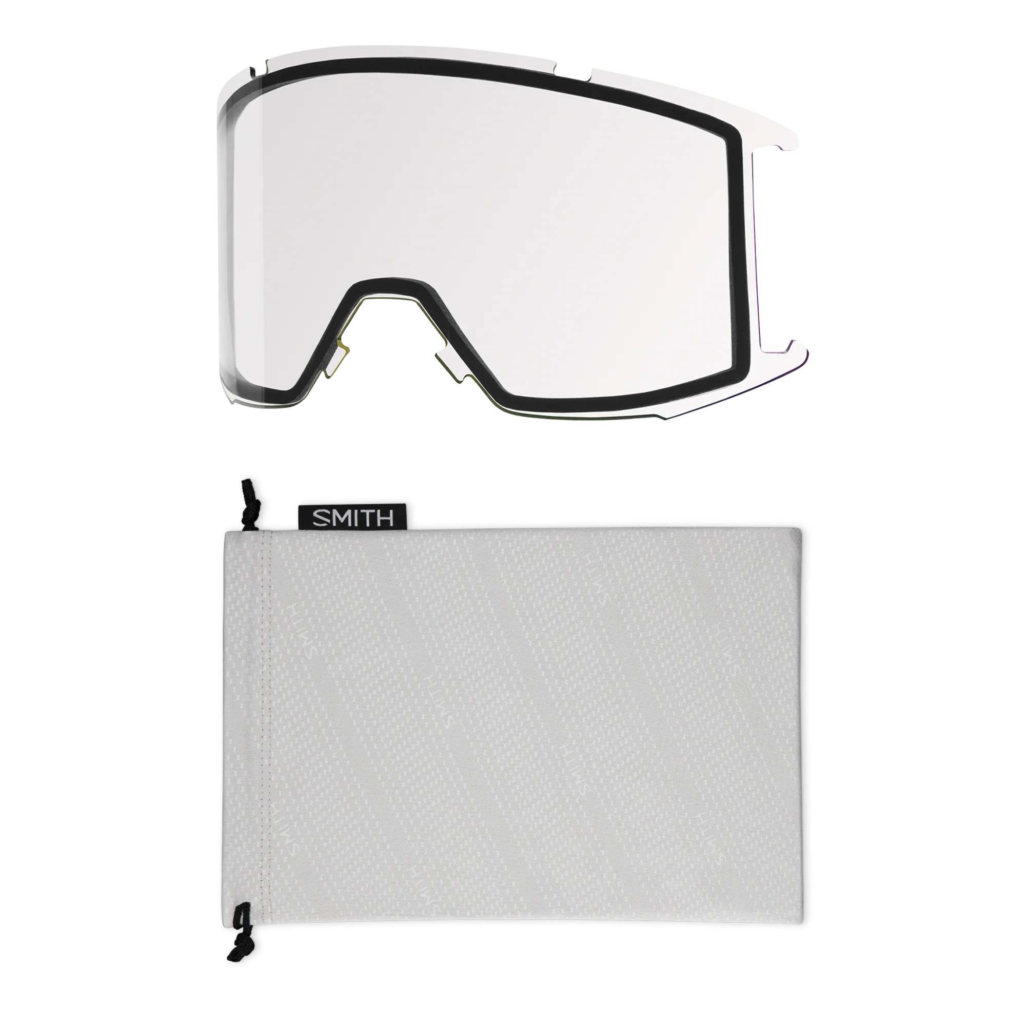 Masque de ski Smith - Squad - Noir - ChromaPop Everyday Blue Mirror 5