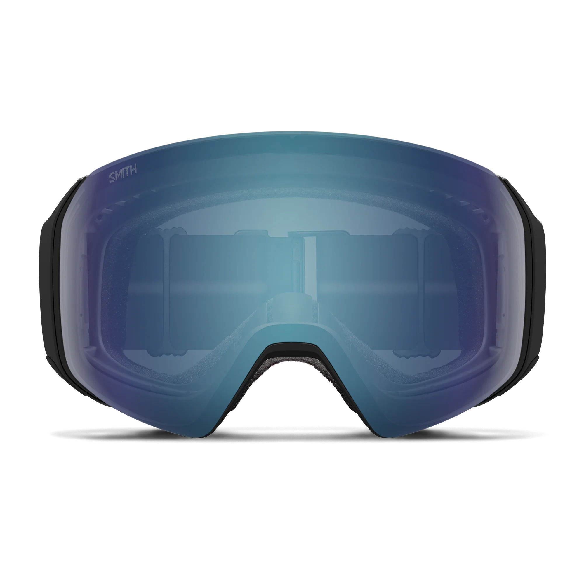 Masque de ski Smith - 4D MAG S - Noir - ChromaPop Everyday Blue Mirror 2