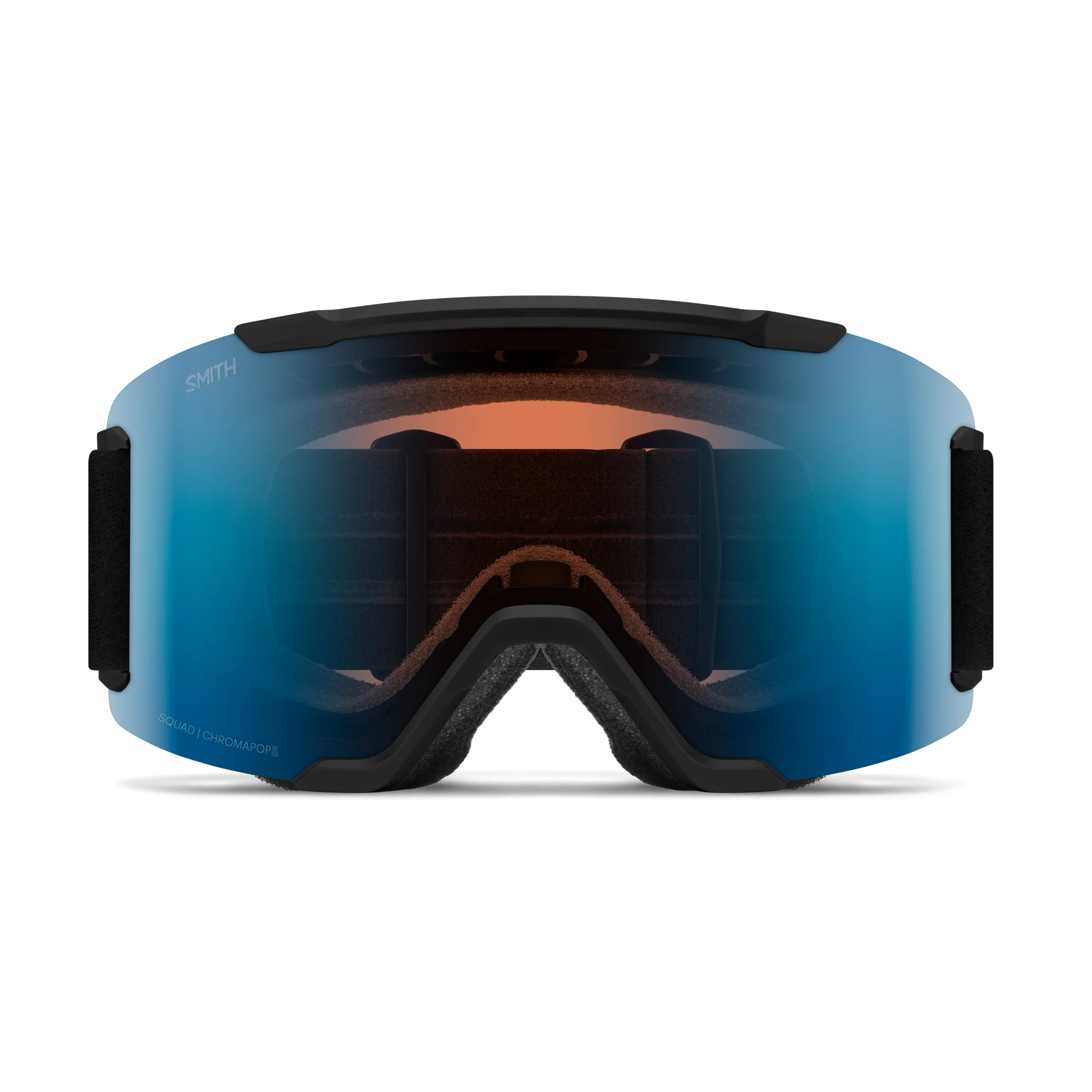 Masque de ski Smith - Squad - Noir - ChromaPop Pro Photochromic Blue Mirror 2