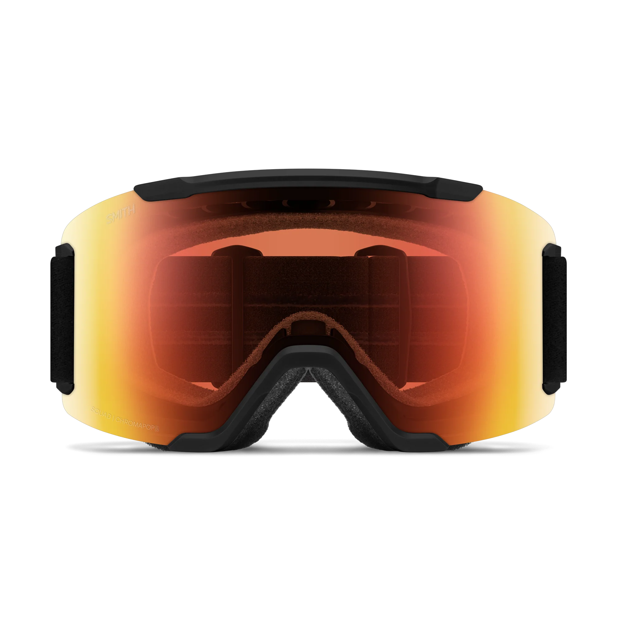 Masque de ski Smith - Squad - Noir - ChromaPop Pro Photochromic Red Mirror 2