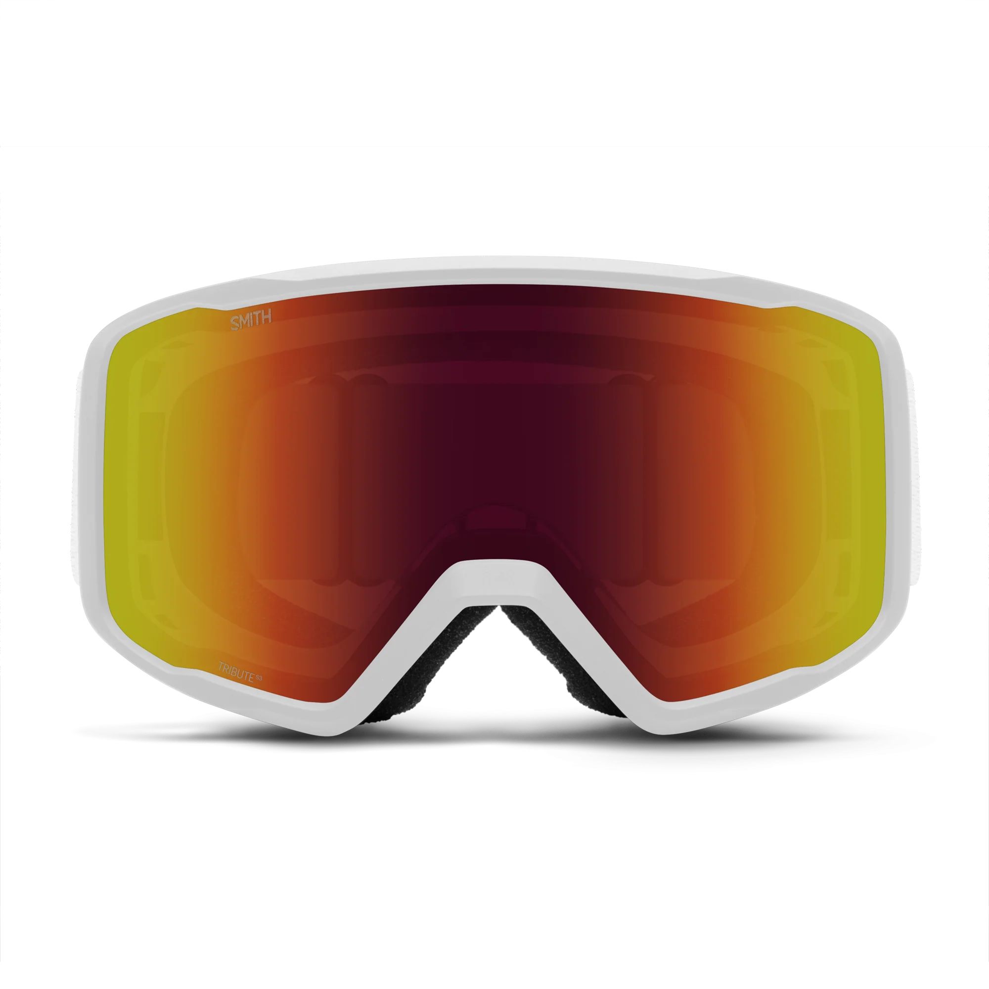 Masque de ski Smith - Tribute - Blanc - Red Sol-X Mirror