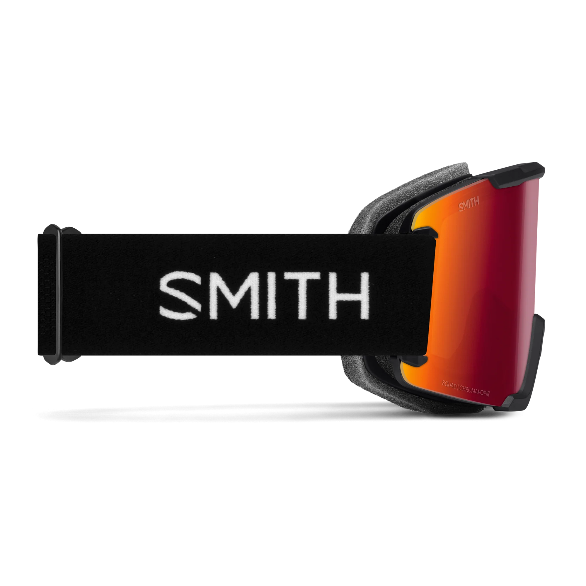 Masque de ski Smith - Squad - Noir - ChromaPop Sun Red Mirror 4