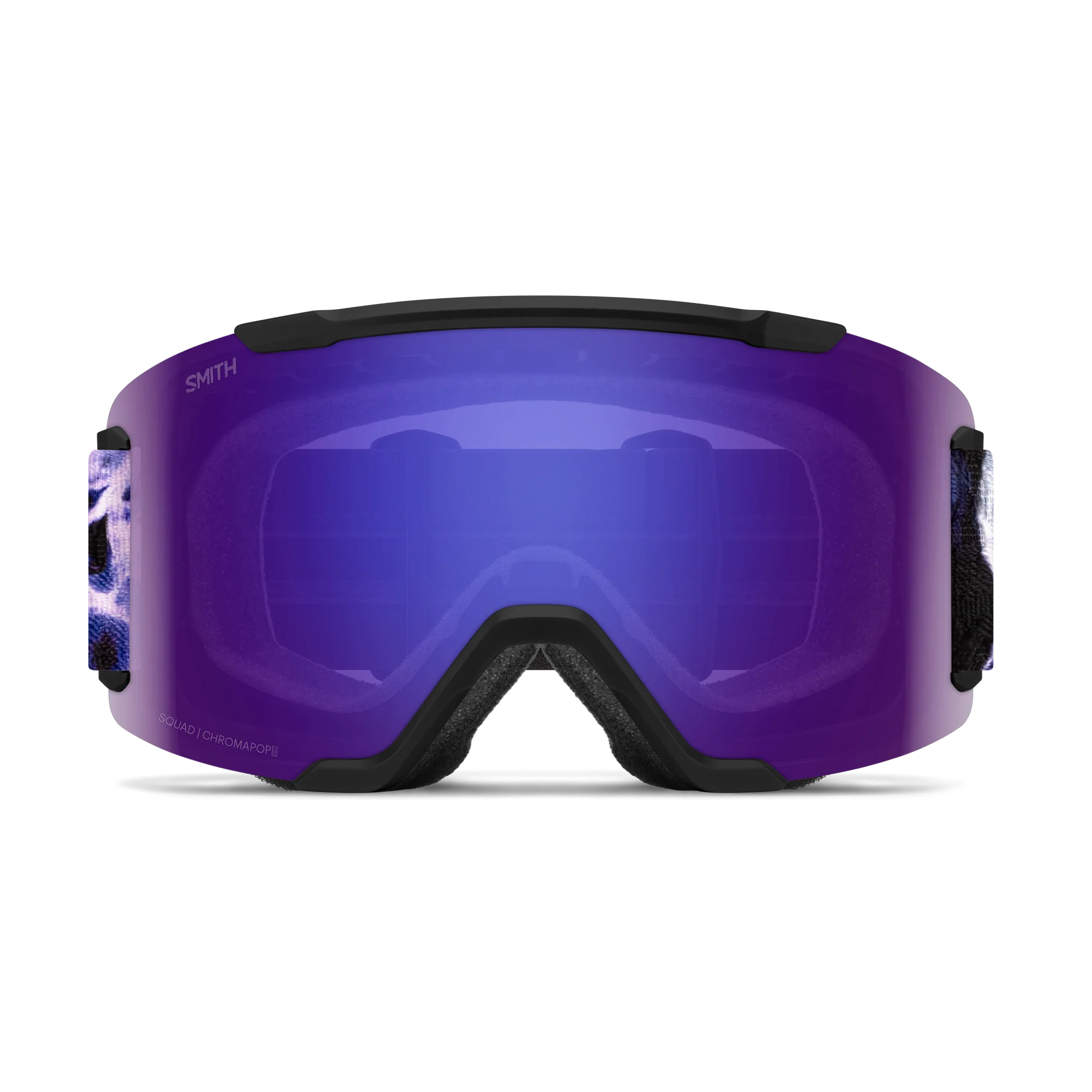 Masque de ski Smith - Squad - Noir Flex Plasma - ChromaPop Everyday Violet Mirror 2