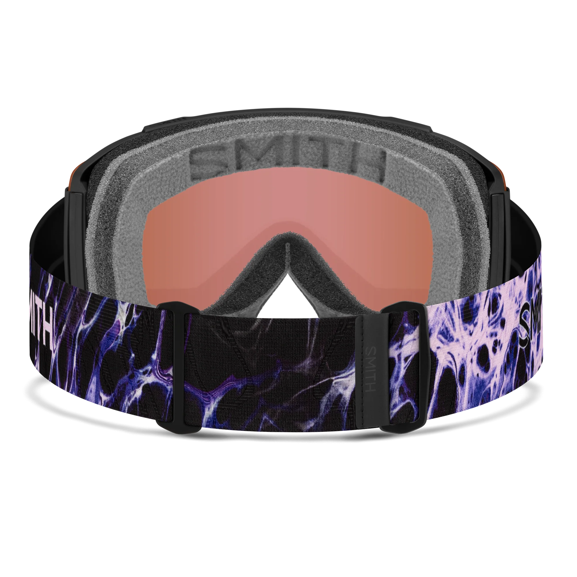 Masque de ski Smith - Squad - Noir Flex Plasma - ChromaPop Everyday Violet Mirror 3