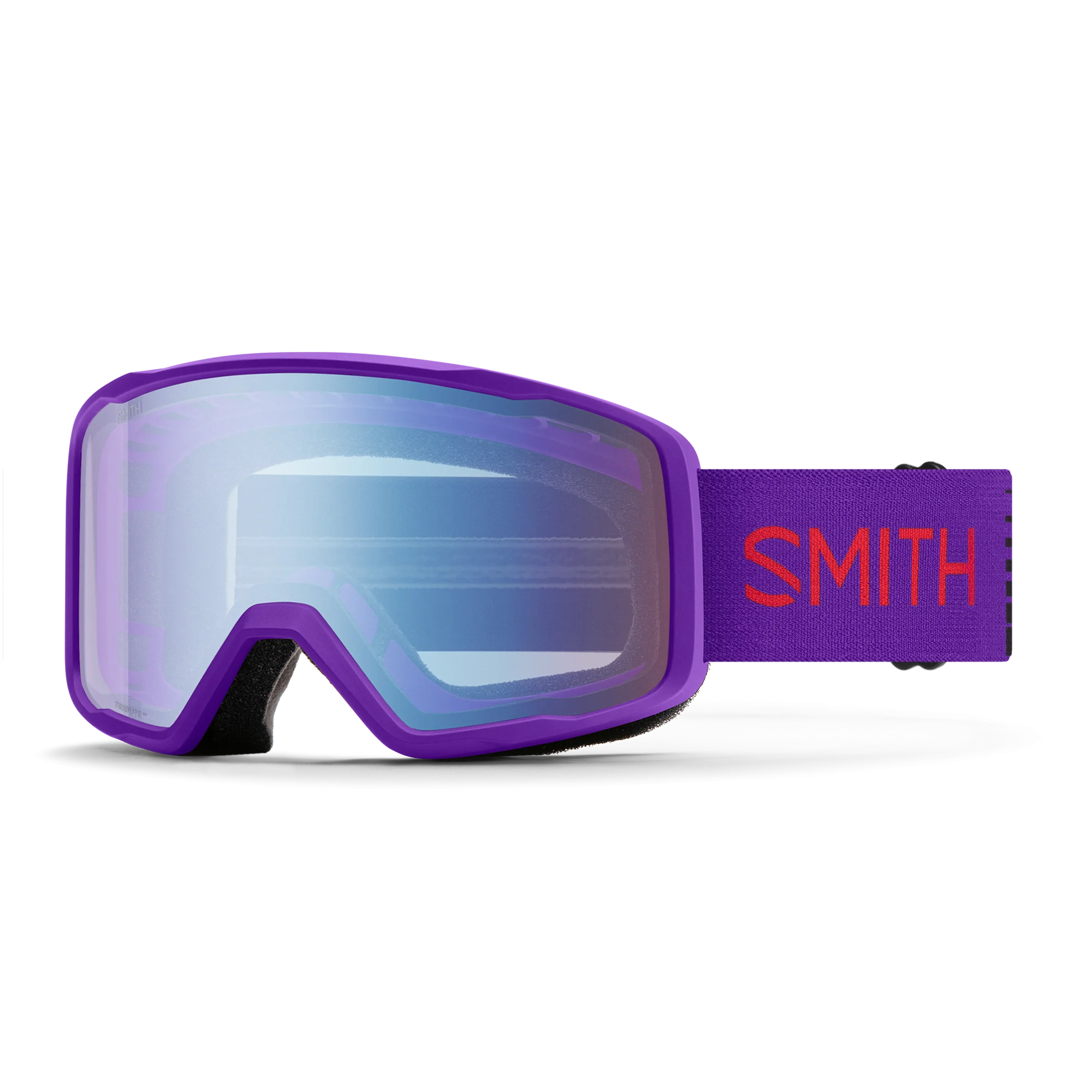 Masque de ski Smith - Tribute - Fresh Purple - Blue Sensor Mirror