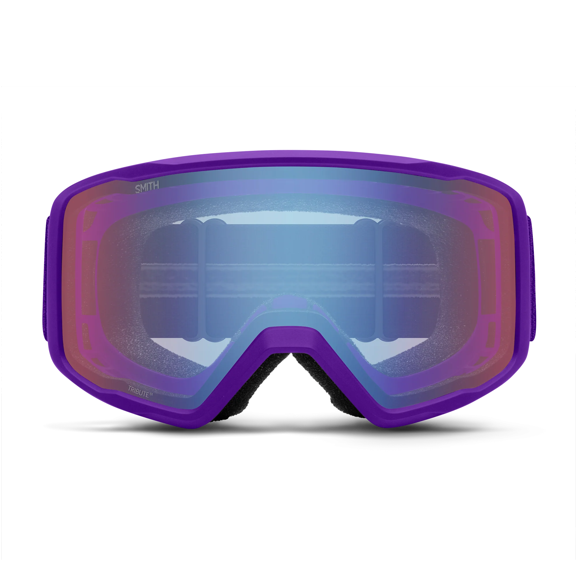 Masque de ski Smith - Tribute - Fresh Purple - Blue Sensor Mirror