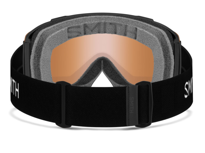 Masque de ski Smith - Squad Low Bridge Fit - Noir - ChromaPop Pro Photochromic Blue Mirror 5