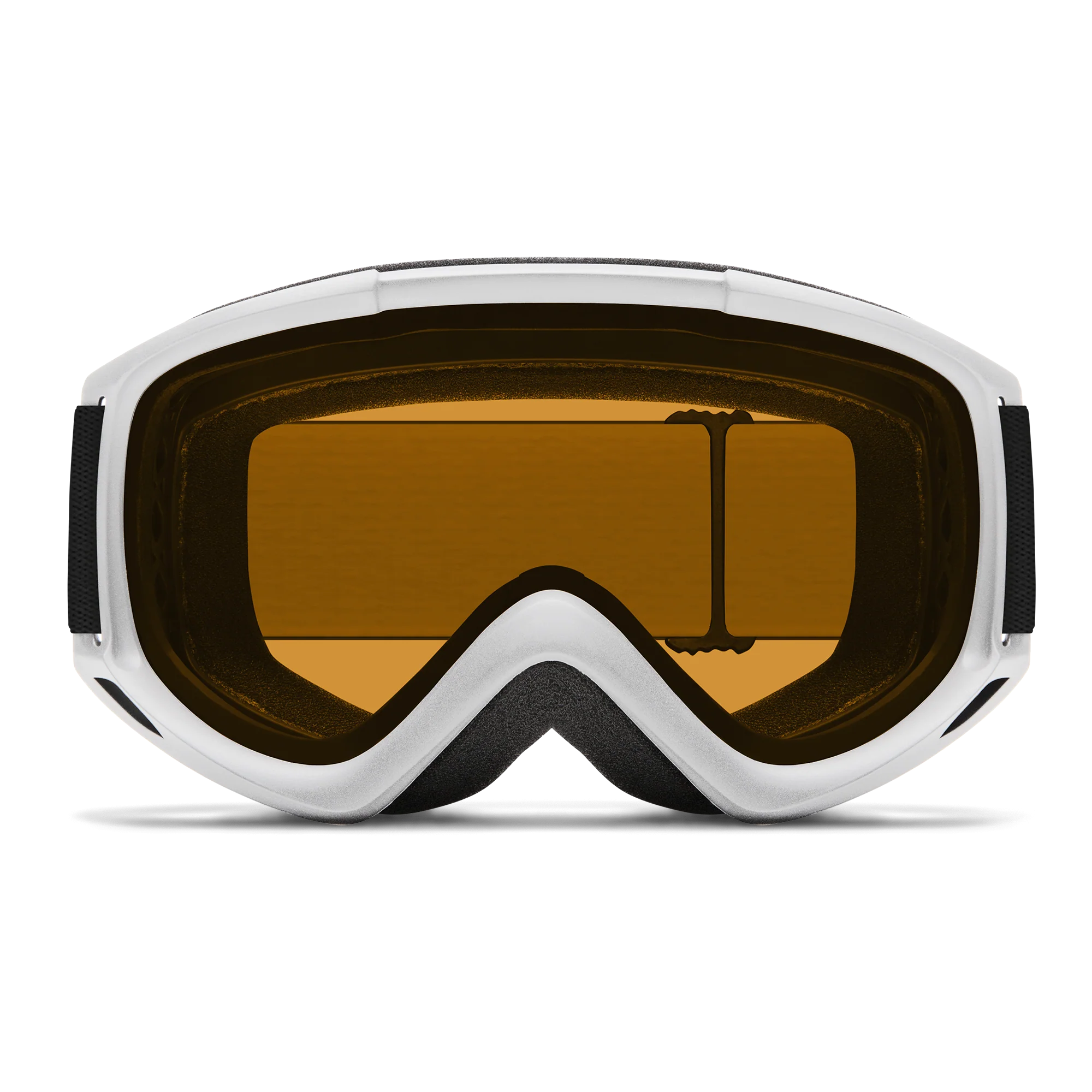 Masque de ski Smith - Cascade Classic - Blanc - Gold Lite