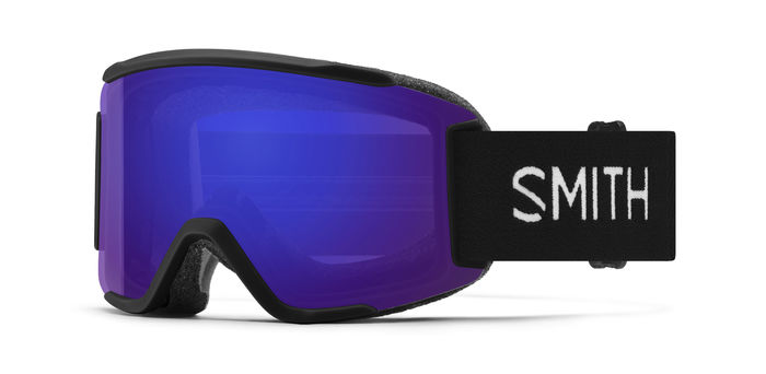 Masque de ski Smith - Squad S - Noir - ChromaPop Everyday Violet Mirror 2