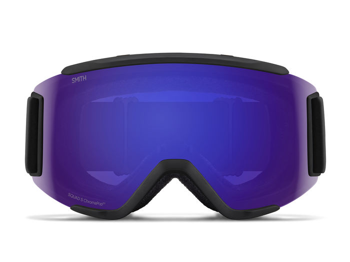 Masque de ski Smith - Squad S - Noir - ChromaPop Everyday Violet Mirror 4