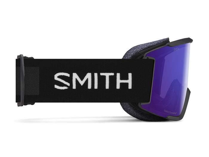 Masque de ski Smith - Squad S - Noir - ChromaPop Everyday Violet Mirror 5