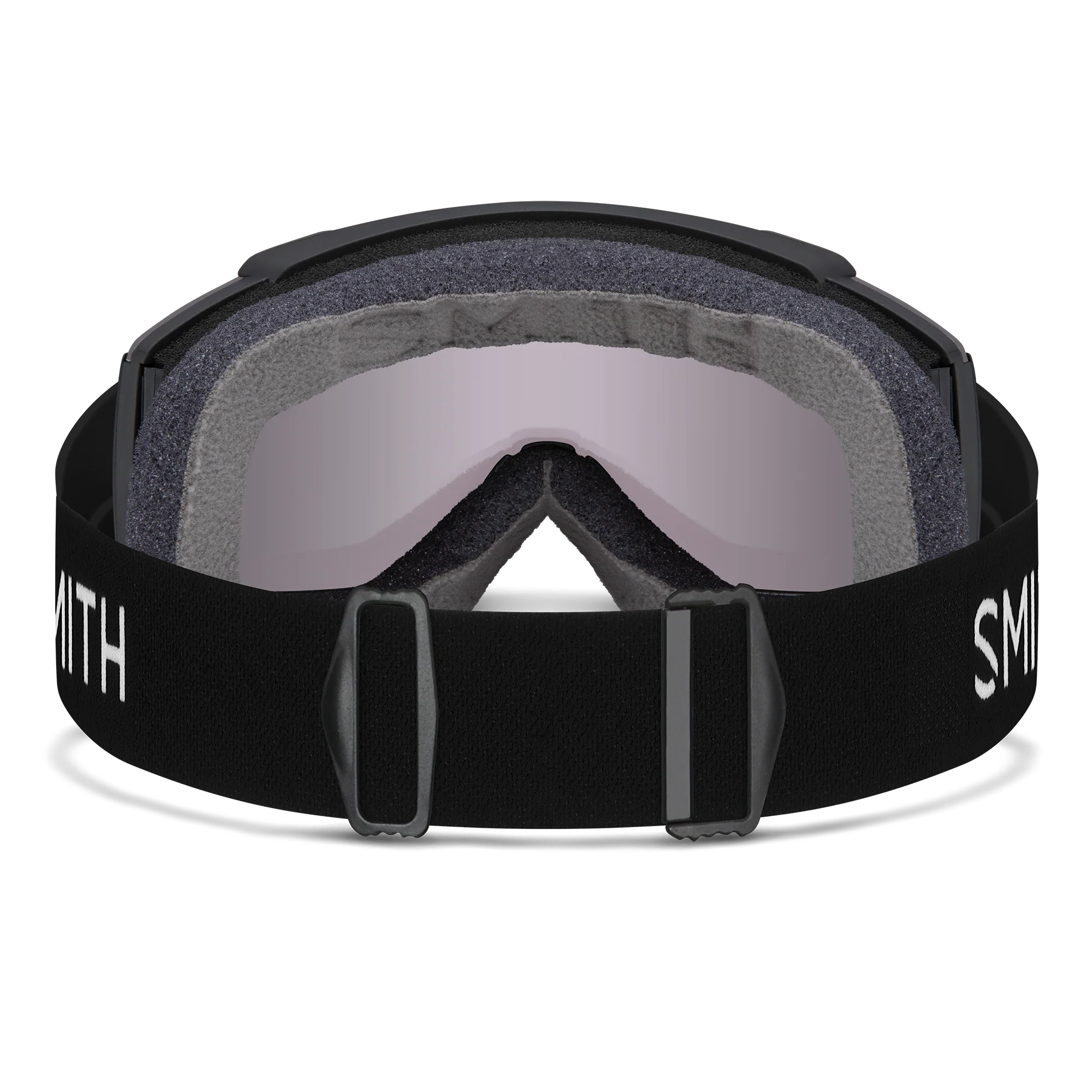 Masque de ski Smith - Squad S - Noir - ChromaPop Everyday Blue Mirror 3