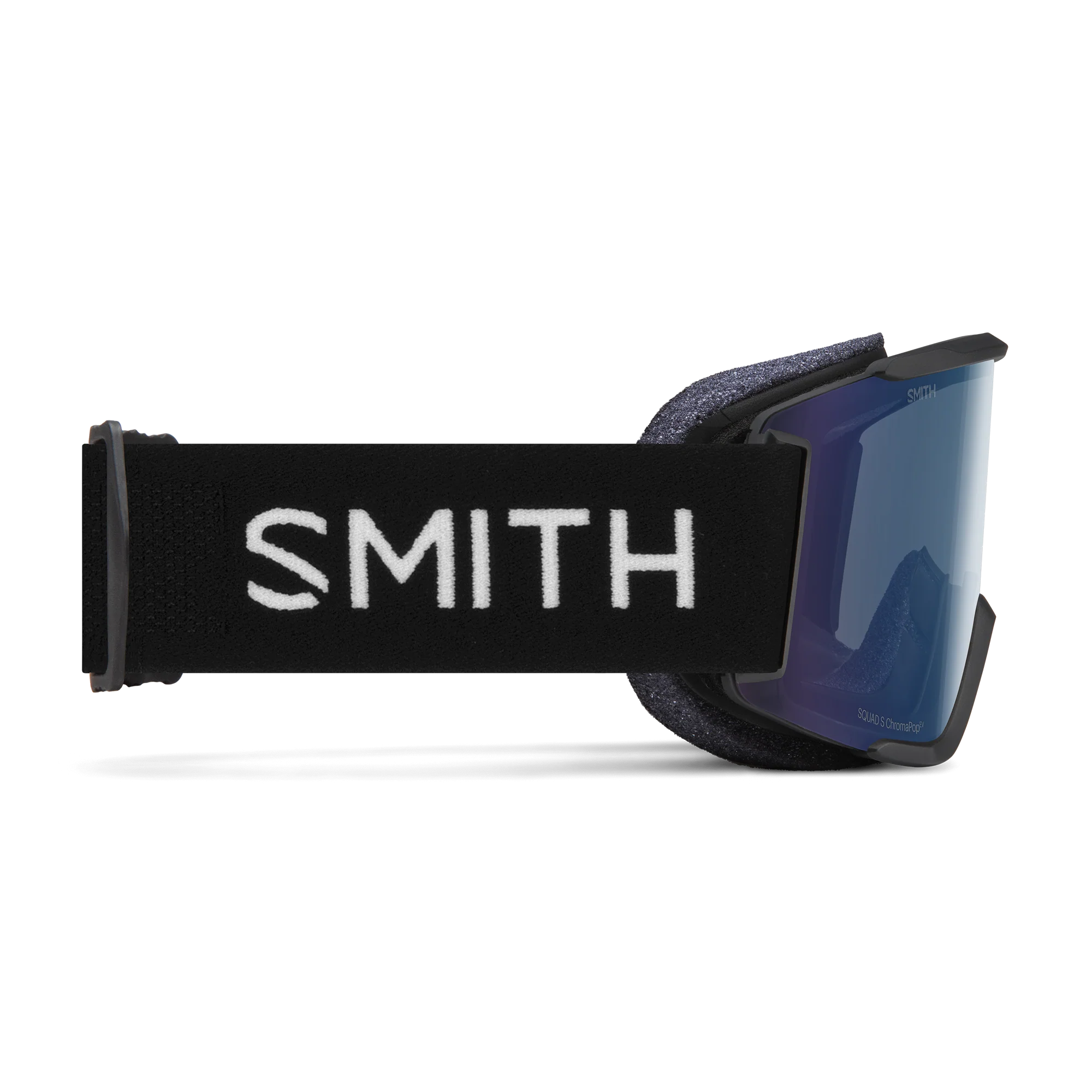 Masque de ski Smith - Squad S - Noir - ChromaPop Everyday Blue Mirror 4