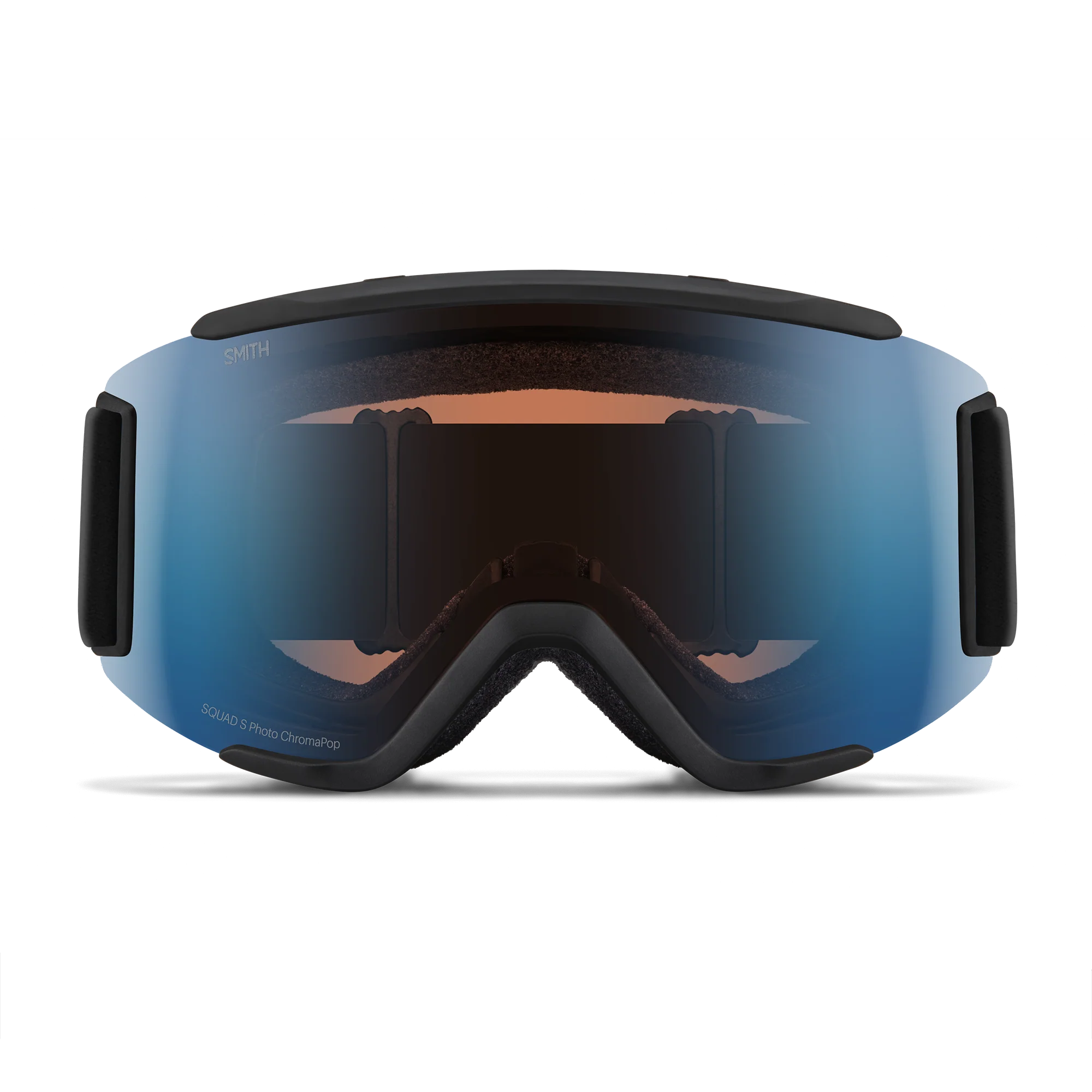 Masque de ski Smith - Squad S - Noir - ChromaPop Pro Photochromic Blue Mirror 2