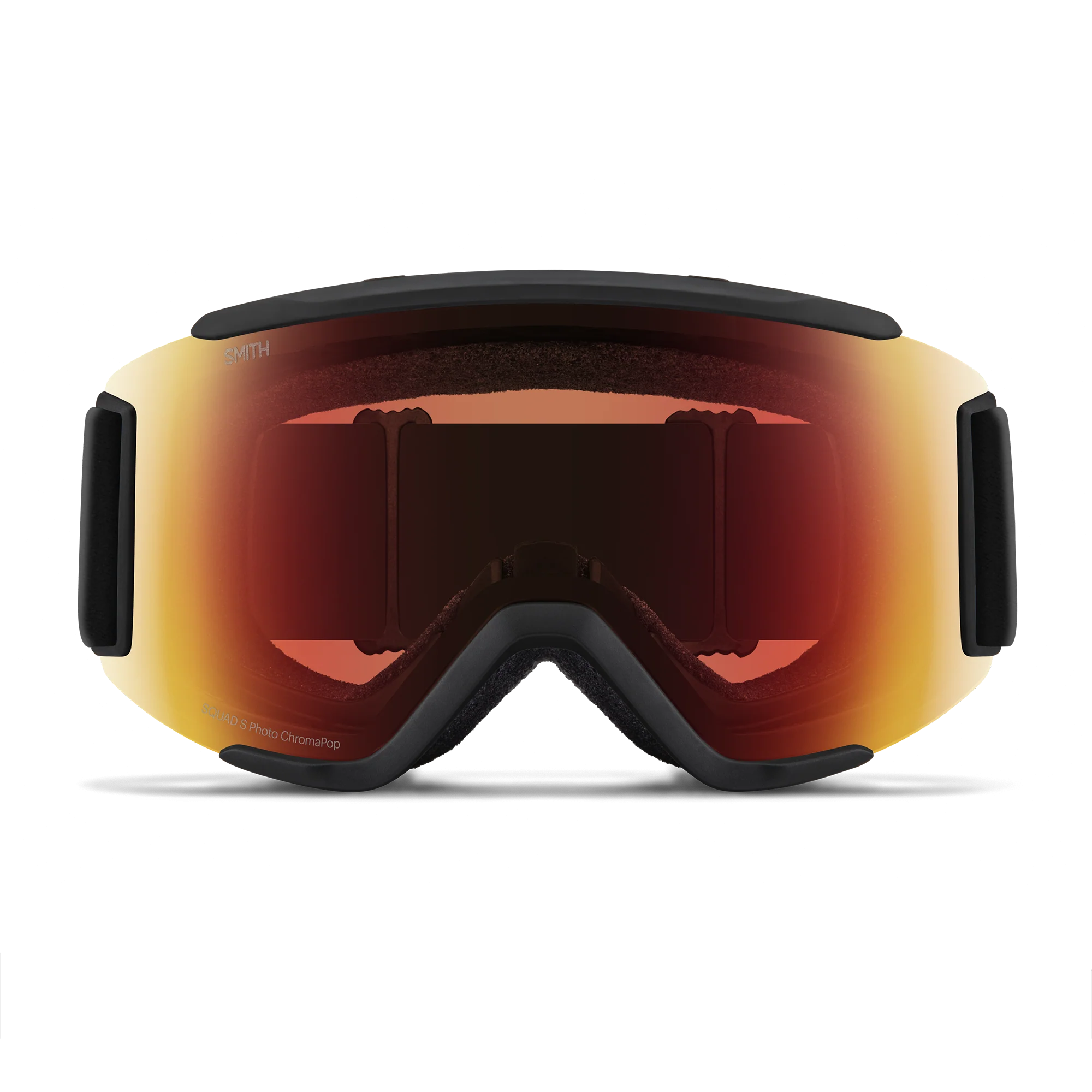 Masque de ski Smith - Squad S - Noir - ChromaPop Pro Photochromic Red Mirror 2