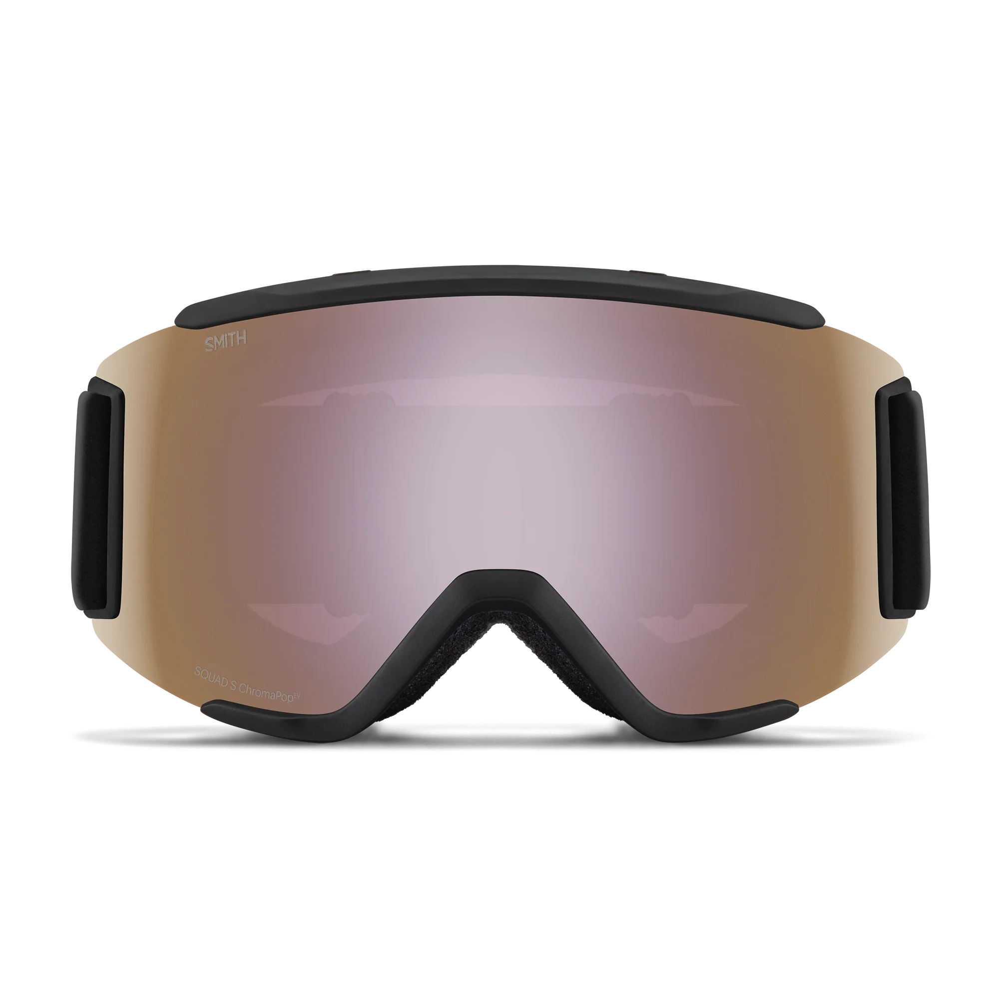 Masque de ski Smith - Squad S - Noir - ChromaPop Everyday Rose Gold Mirror 2