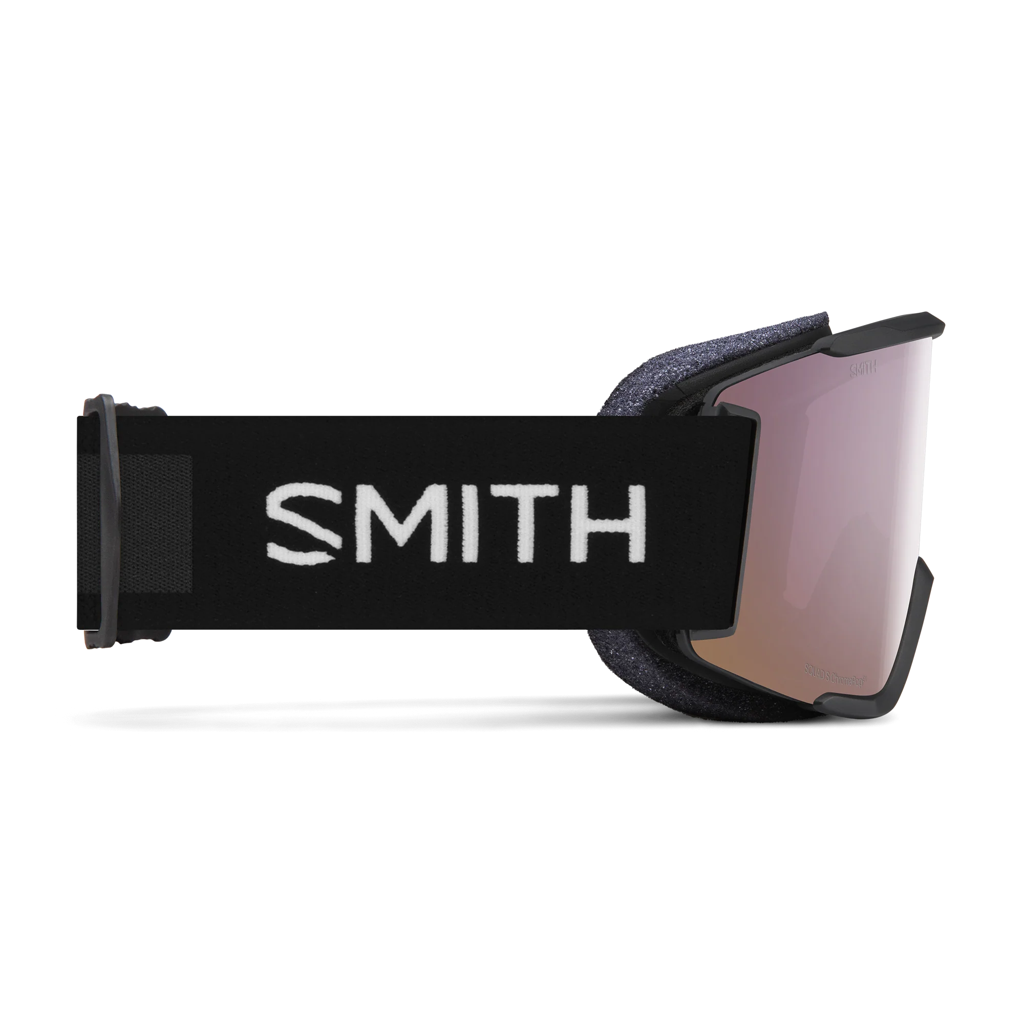 Masque de ski Smith - Squad S - Noir - ChromaPop Everyday Rose Gold Mirror 3