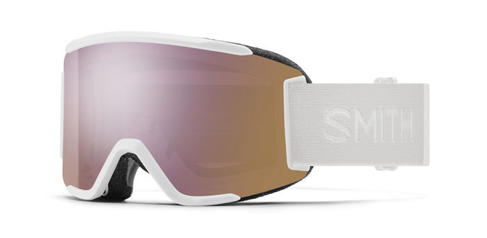 Masque de ski Smith - Squad S - Blanc Vapor - ChromaPop Everyday Rose Gold Mirror 2