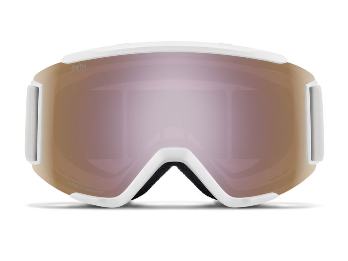 Masque de ski Smith - Squad S - Blanc Vapor - ChromaPop Everyday Rose Gold Mirror 4