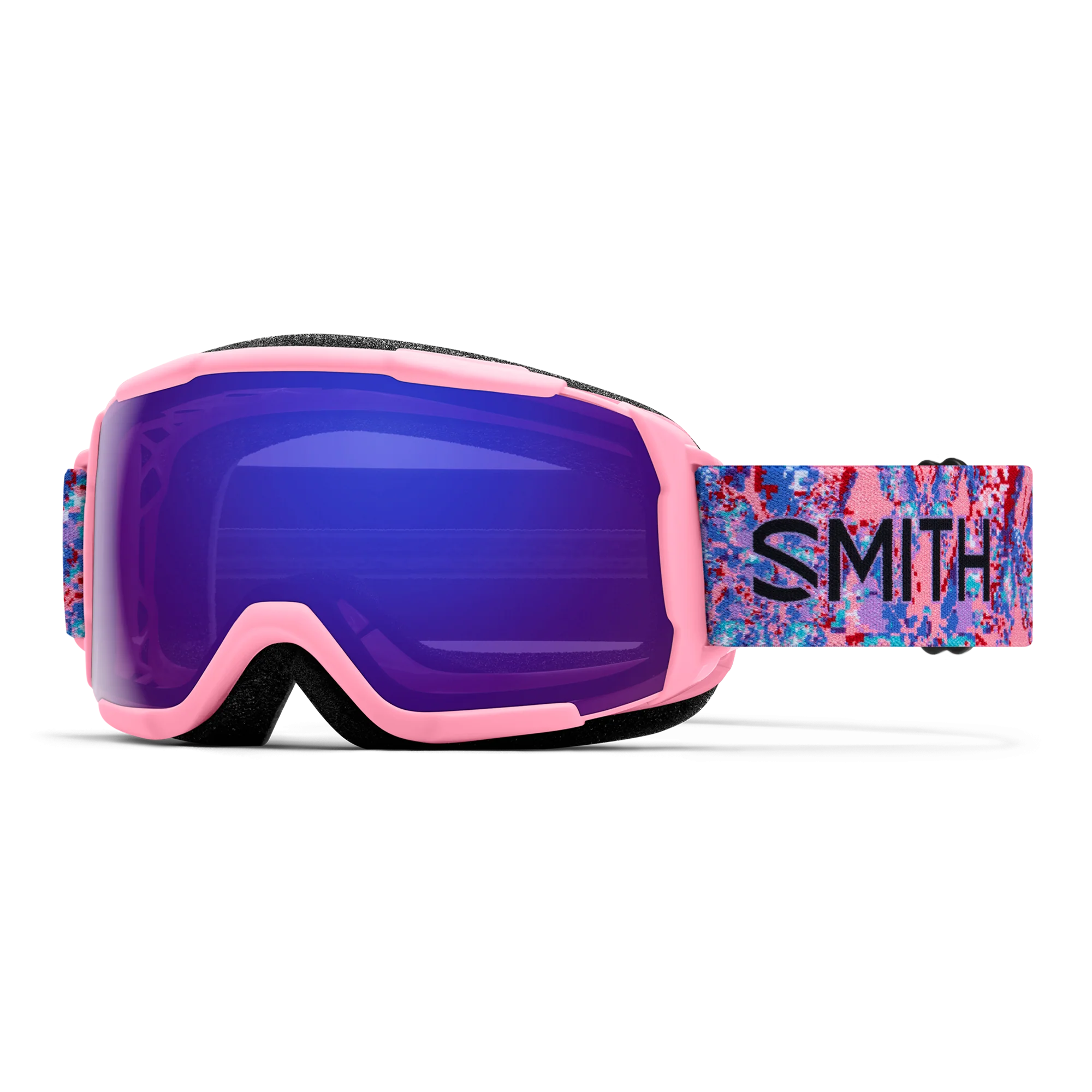 Masque de ski enfant Smith - Grom - Bright Pink Lofi Butterfly - ChromaPop Everyday Violet Mirror