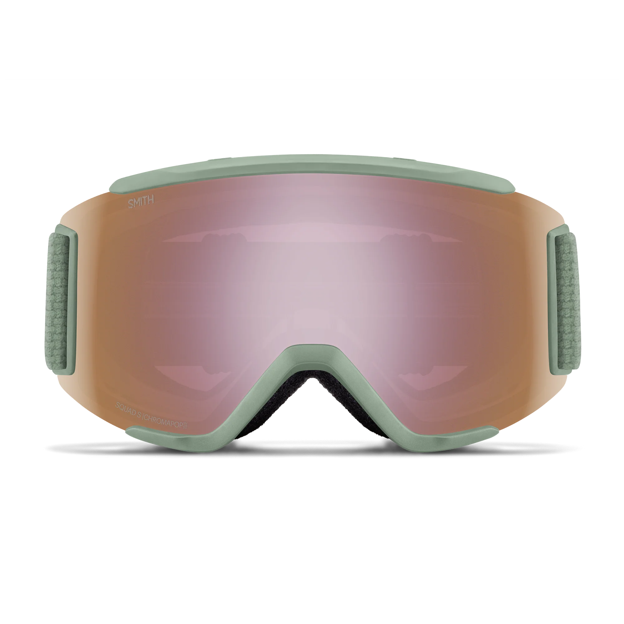 Masque de ski Smith - Squad S - Olive Warm Steel - ChromaPop Everyday Rose Gold Mirror 2