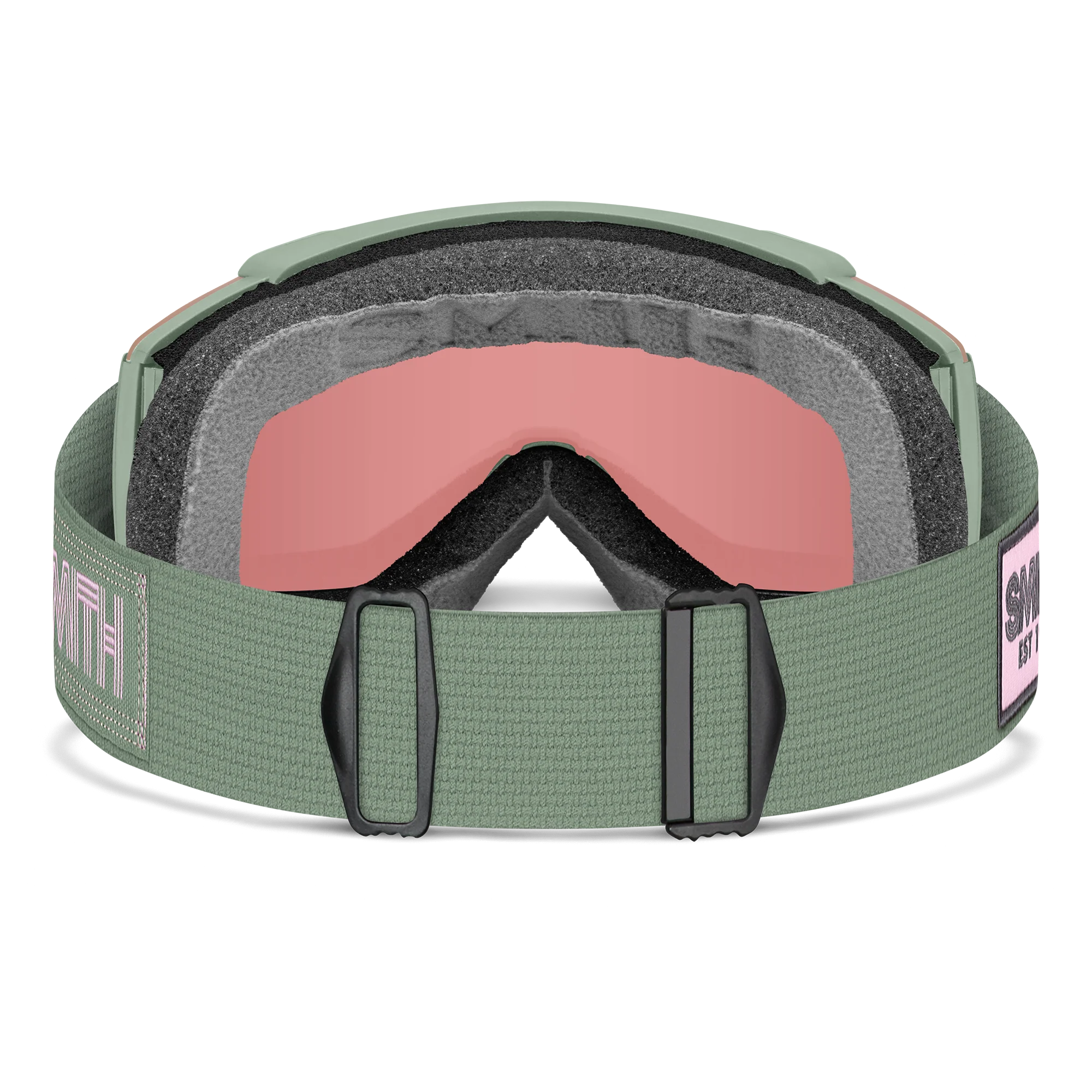 Masque de ski Smith - Squad S - Olive Warm Steel - ChromaPop Everyday Rose Gold Mirror 3