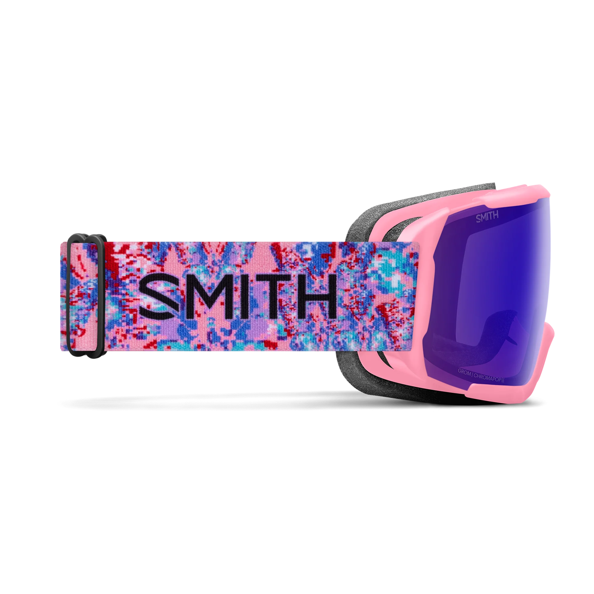 Masque de ski enfant Smith - Grom - Bright Pink Lofi Butterfly - ChromaPop Everyday Violet Mirror
