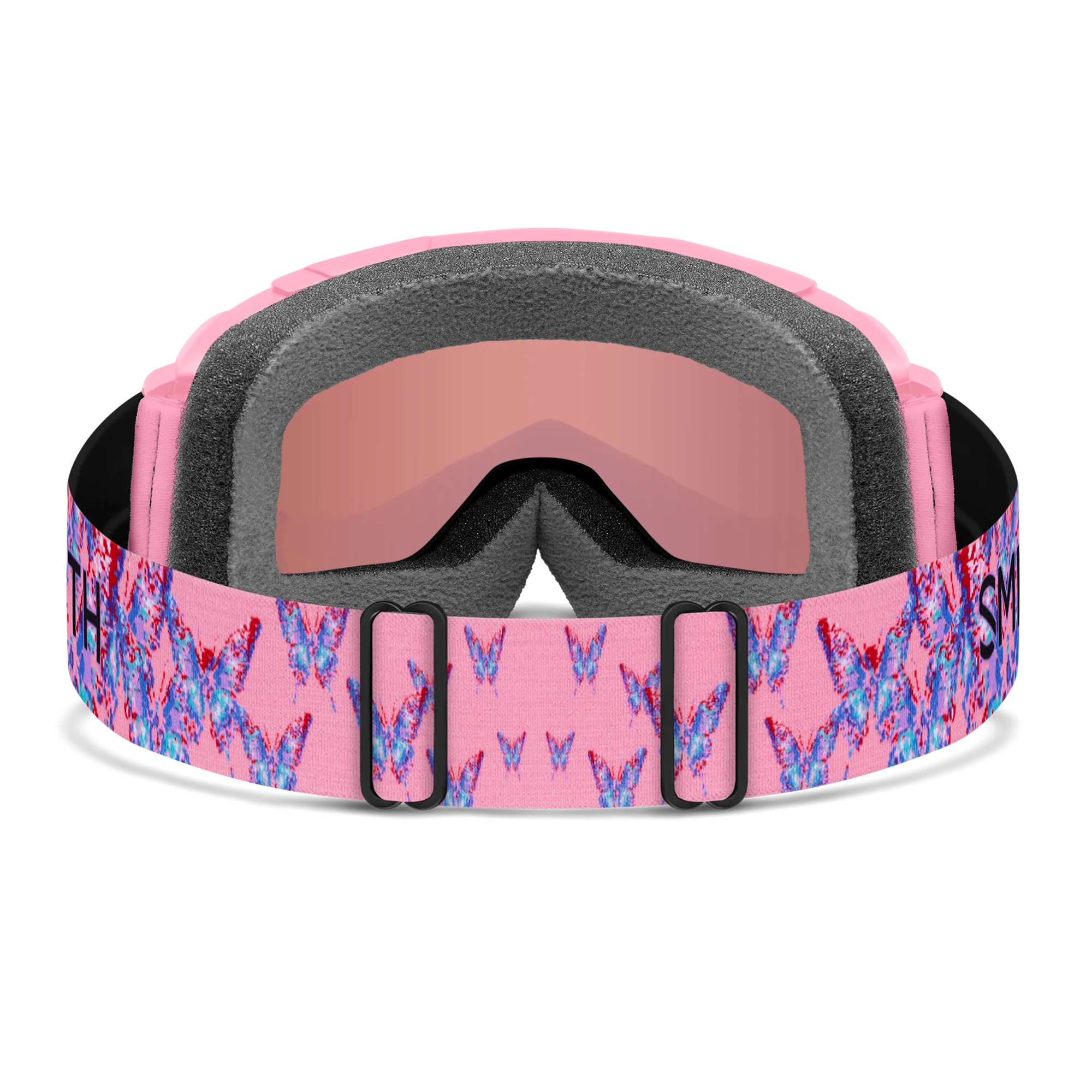 Masque de ski enfant Smith - Grom - Bright Pink Lofi Butterfly - ChromaPop Everyday Violet Mirror