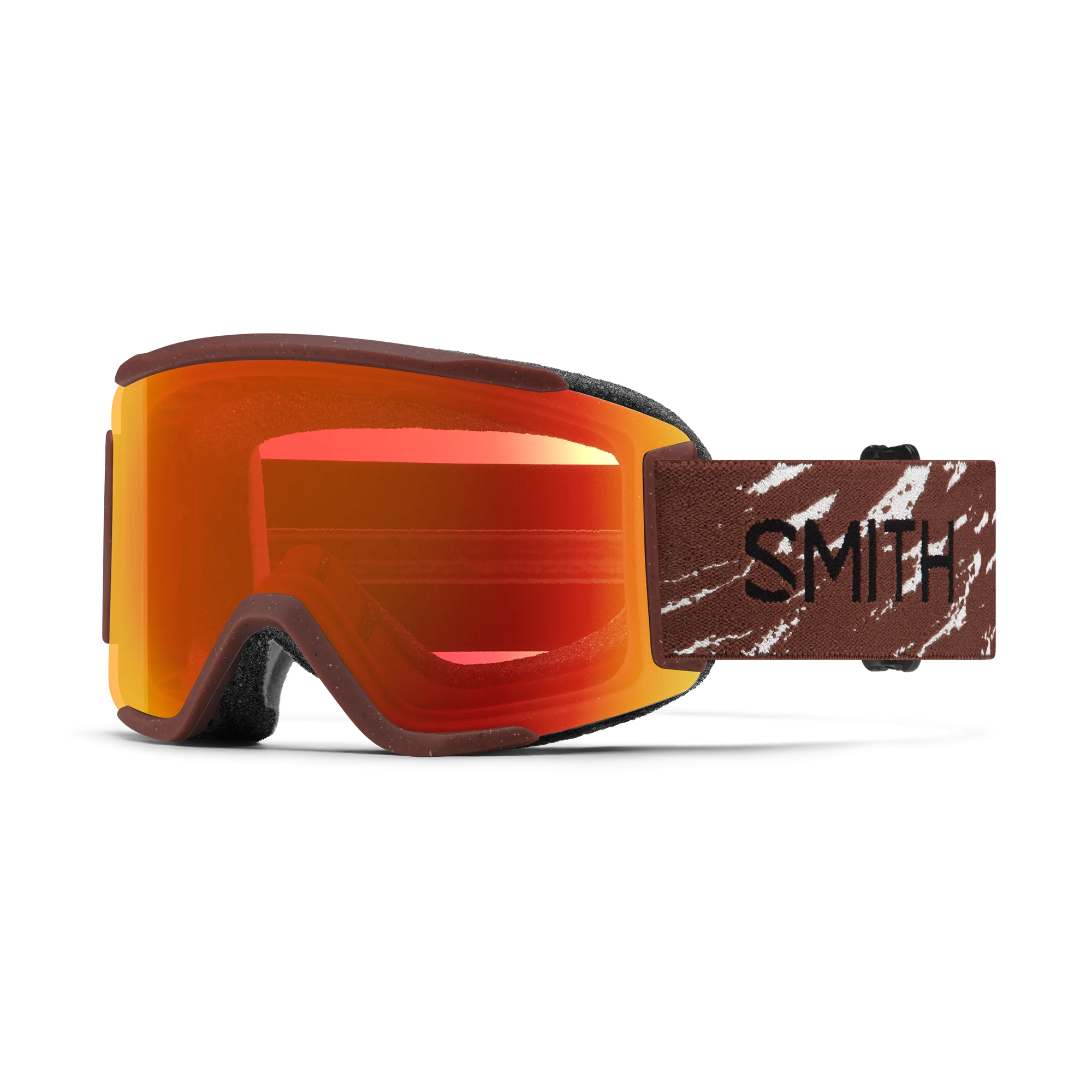 Masque de ski Smith - Squad S - Rouille ReNU Natural - ChromaPop Everyday Red Mirror