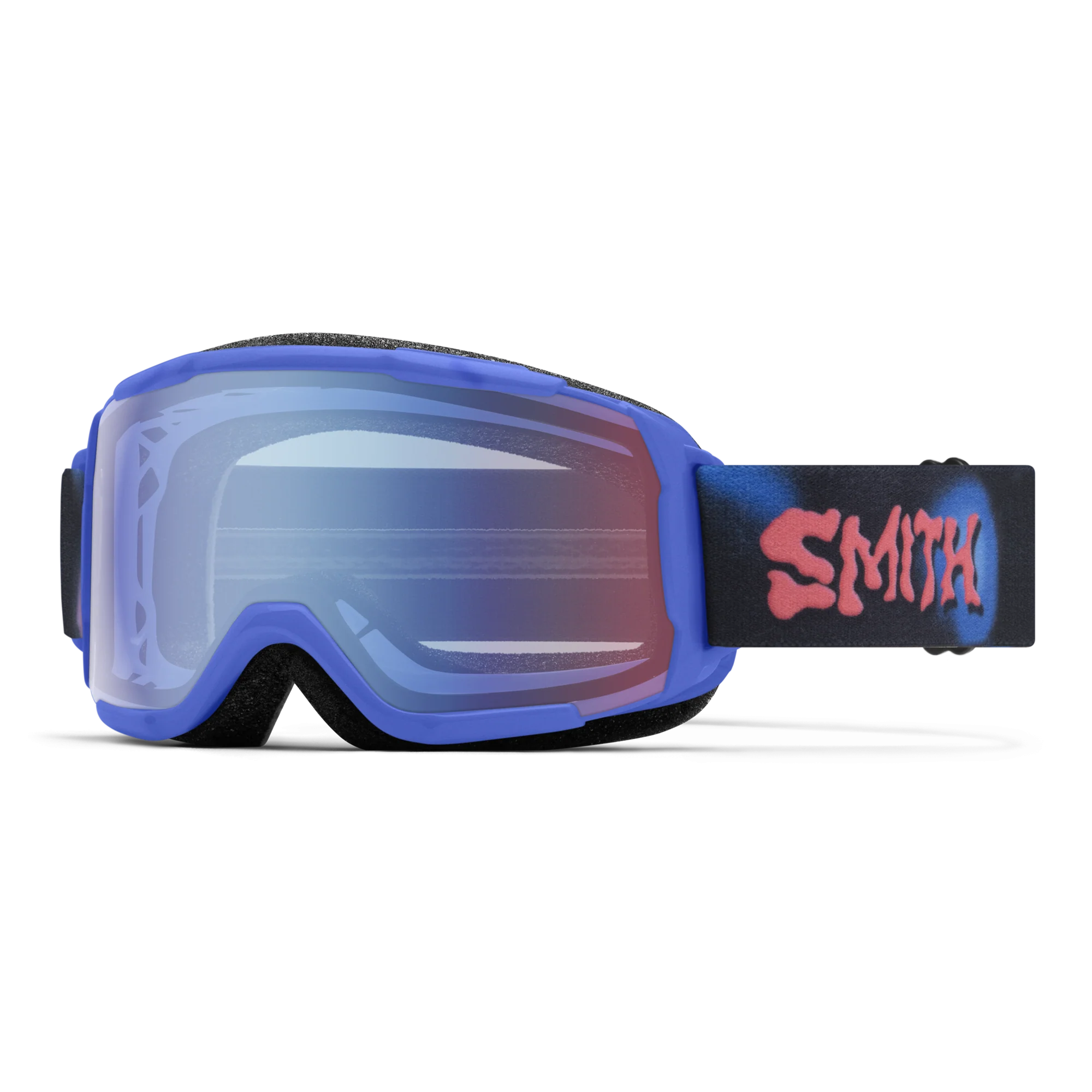 Masque de ski enfant Smith - Grom - Supernova Vibes - Blue Sensor Mirror