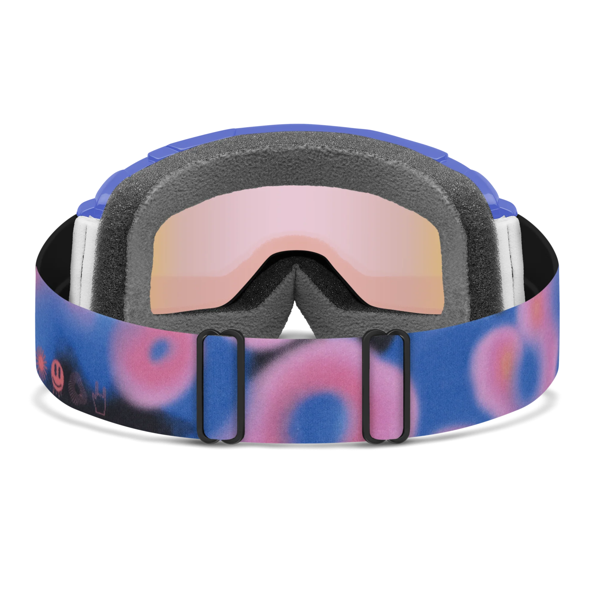 Masque de ski enfant Smith - Grom - Supernova Vibes - Blue Sensor Mirror