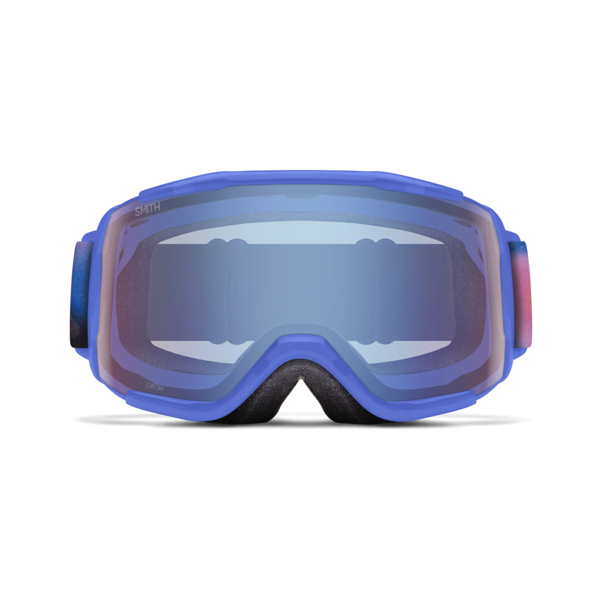 Masque de ski enfant Smith - Grom - Supernova Vibes - Blue Sensor Mirror
