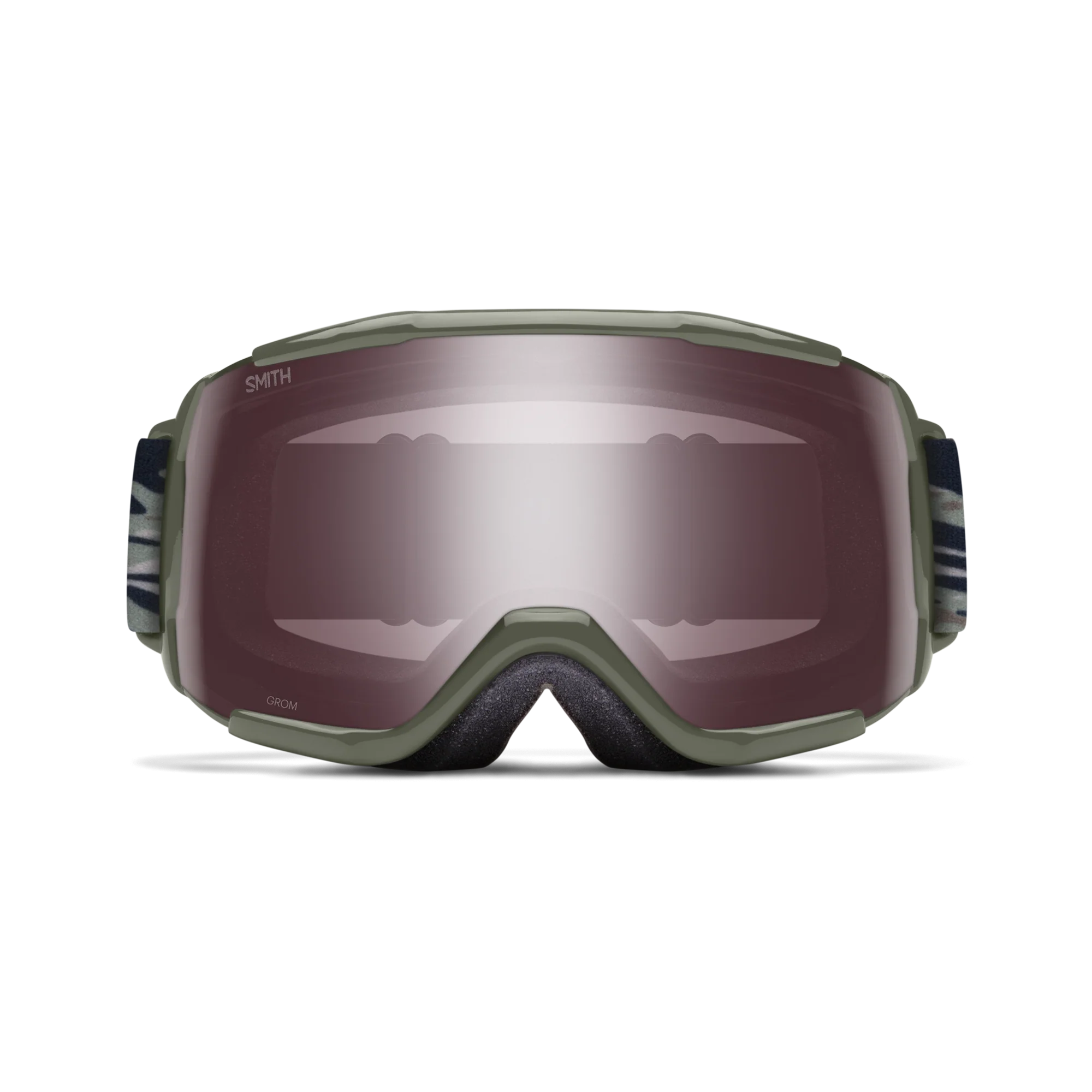 Masque de ski enfant Smith - Grom - Eye of the Tiger - Ignitor Mirror