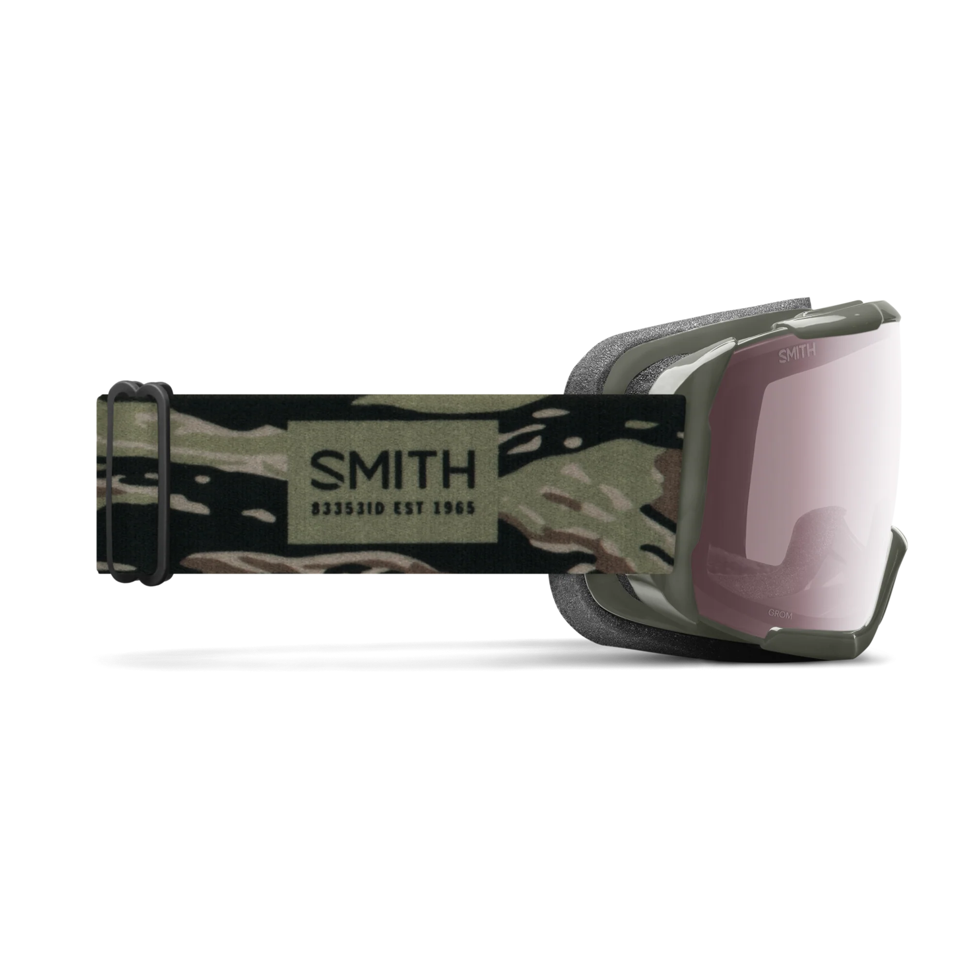 Masque de ski enfant Smith - Grom - Eye of the Tiger - Ignitor Mirror