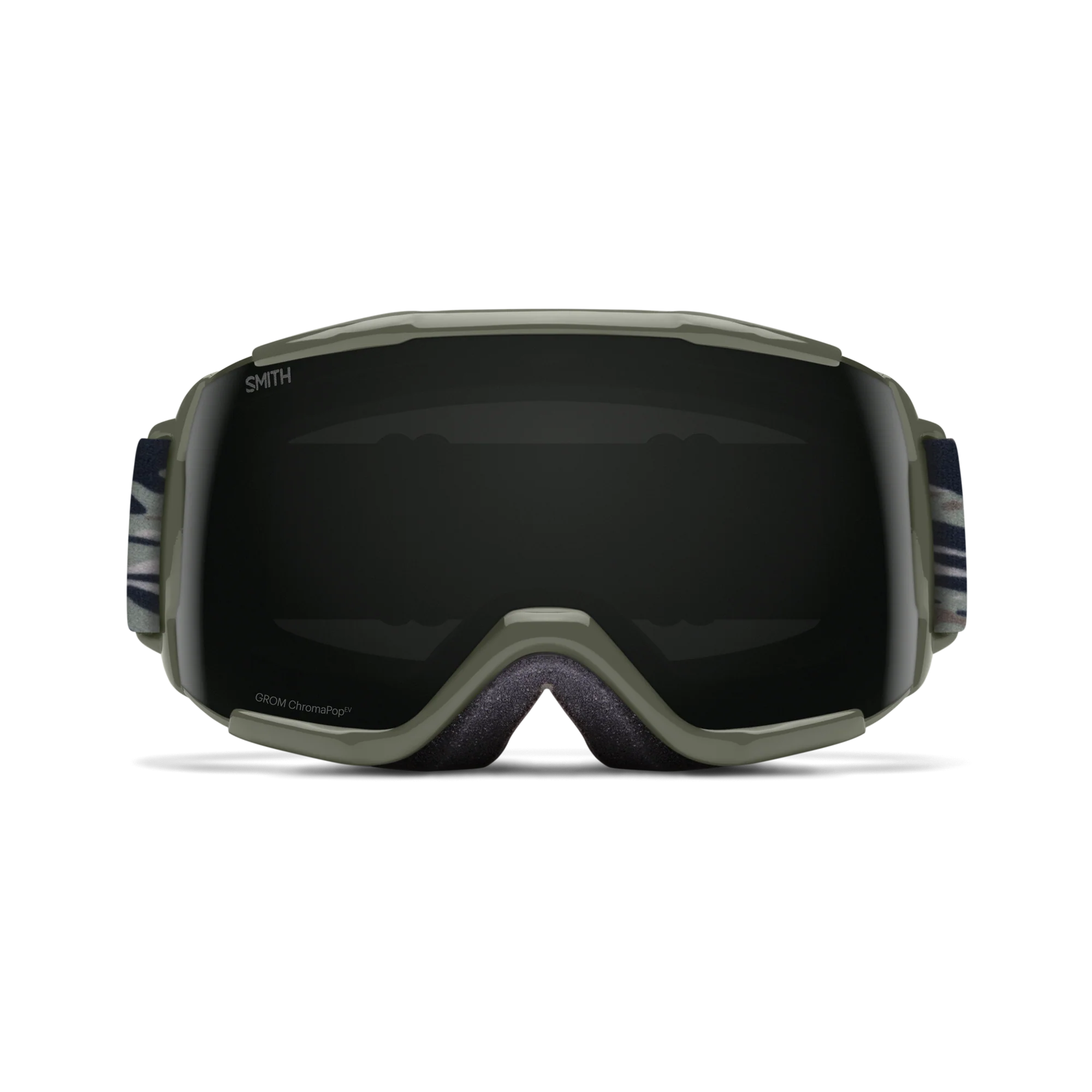 Masque de ski enfant Smith - Grom - Eye of the Tiger - ChromaPop Sun Black