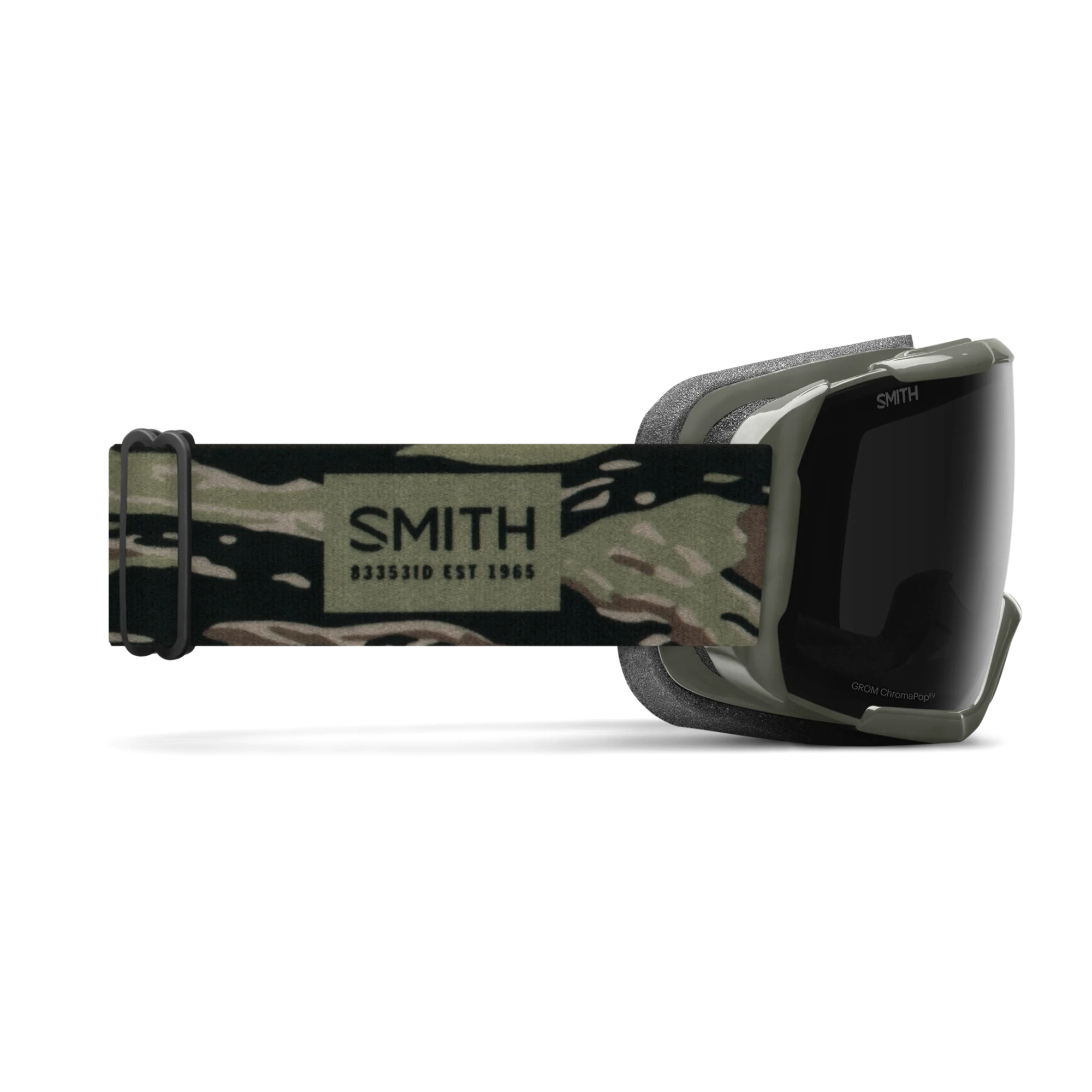 Masque de ski enfant Smith - Grom - Eye of the Tiger - ChromaPop Sun Black