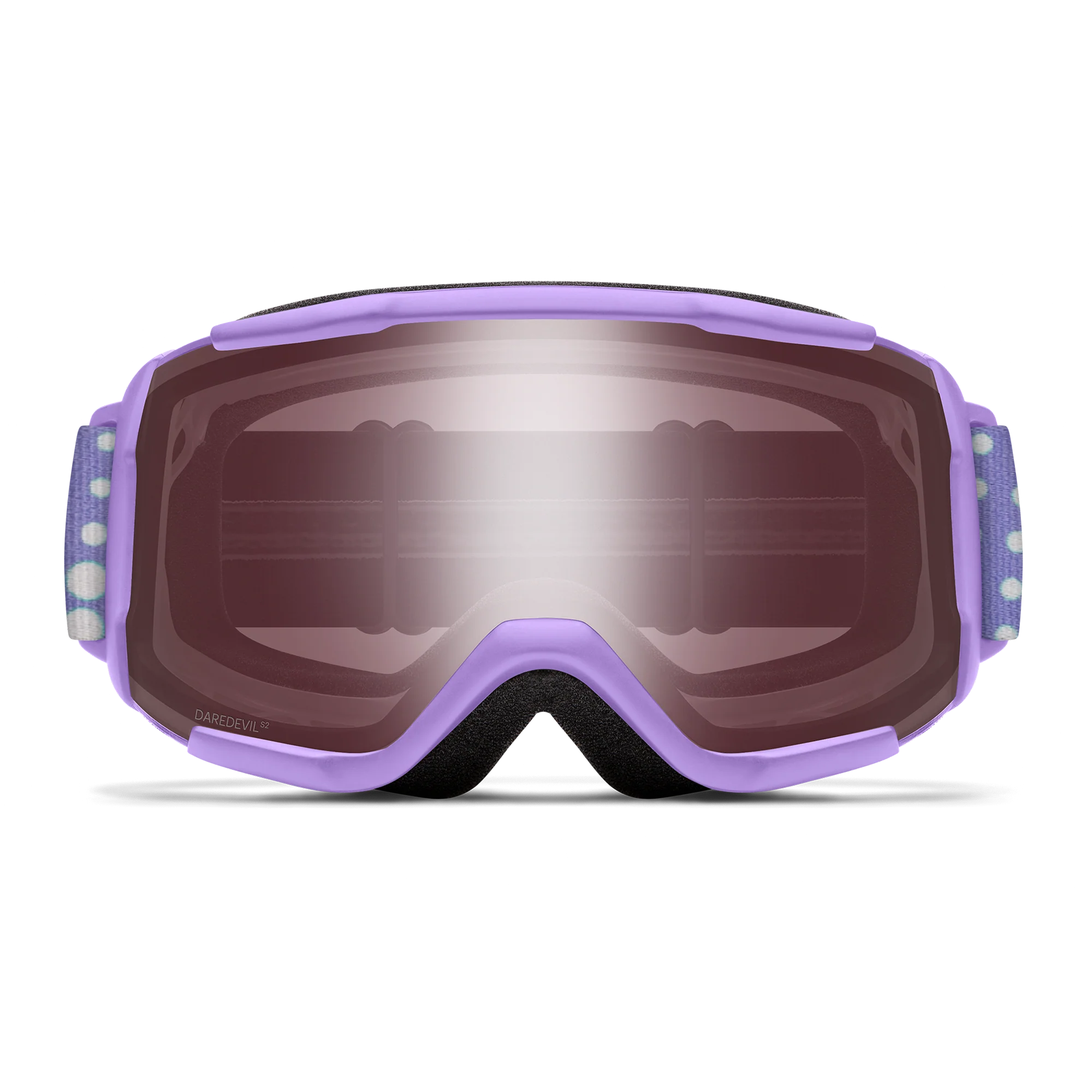 Masque de ski enfant Smith - Daredevil - Light Lavender Dot Clouds - Ignitor Mirror
