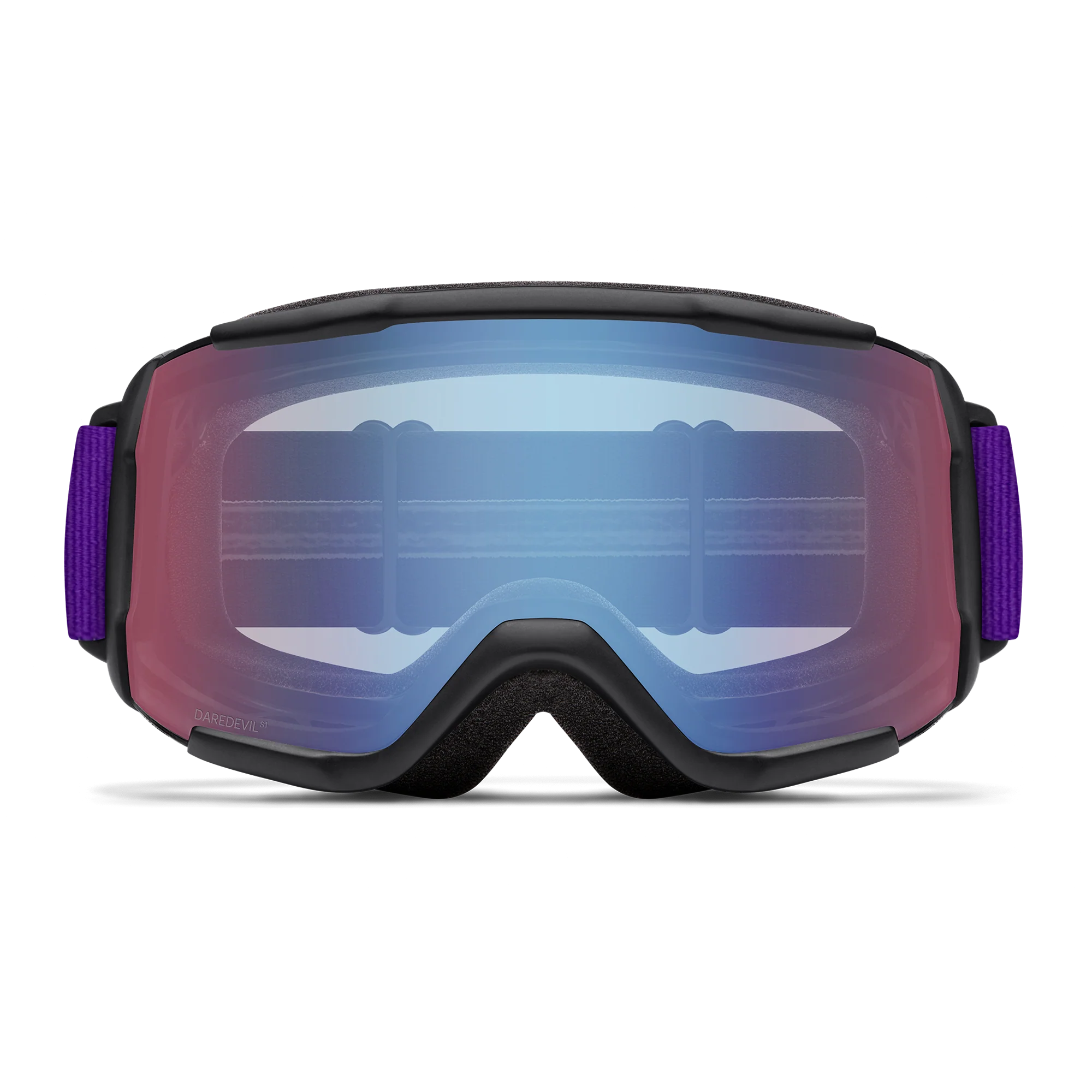 Masque de ski enfant Smith - Daredevil - Black Donuts - Blue Sensor Mirror