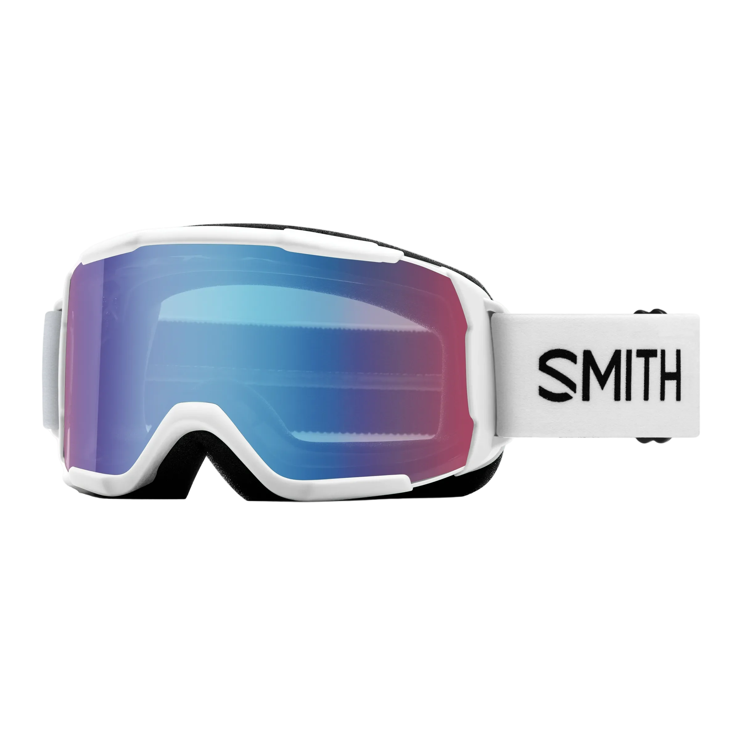Masque de ski enfant Smith - Daredevil - Blanc - Blue Sensor Mirror