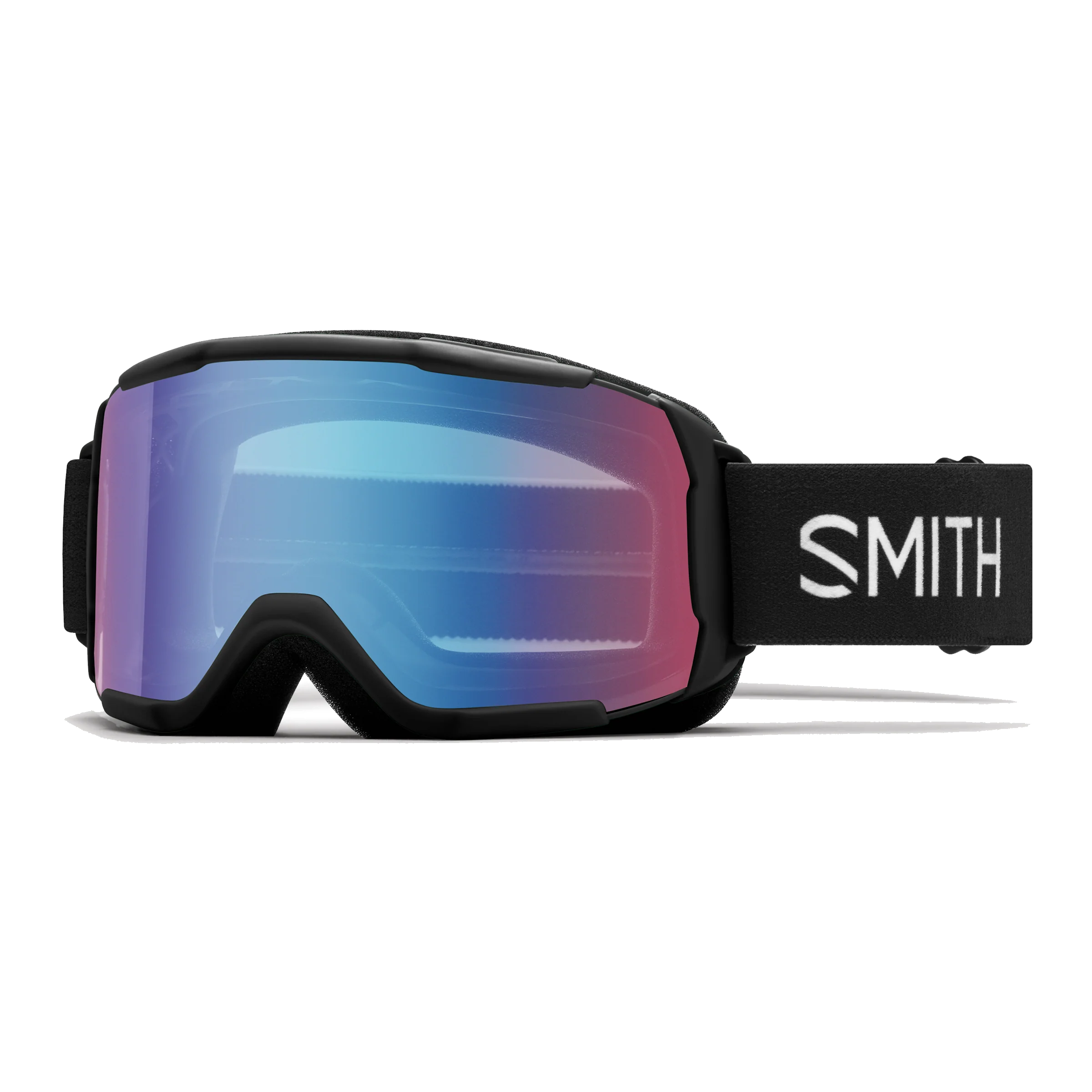 Masque de ski enfant Smith - Daredevil - Noir - Blue Sensor Mirror