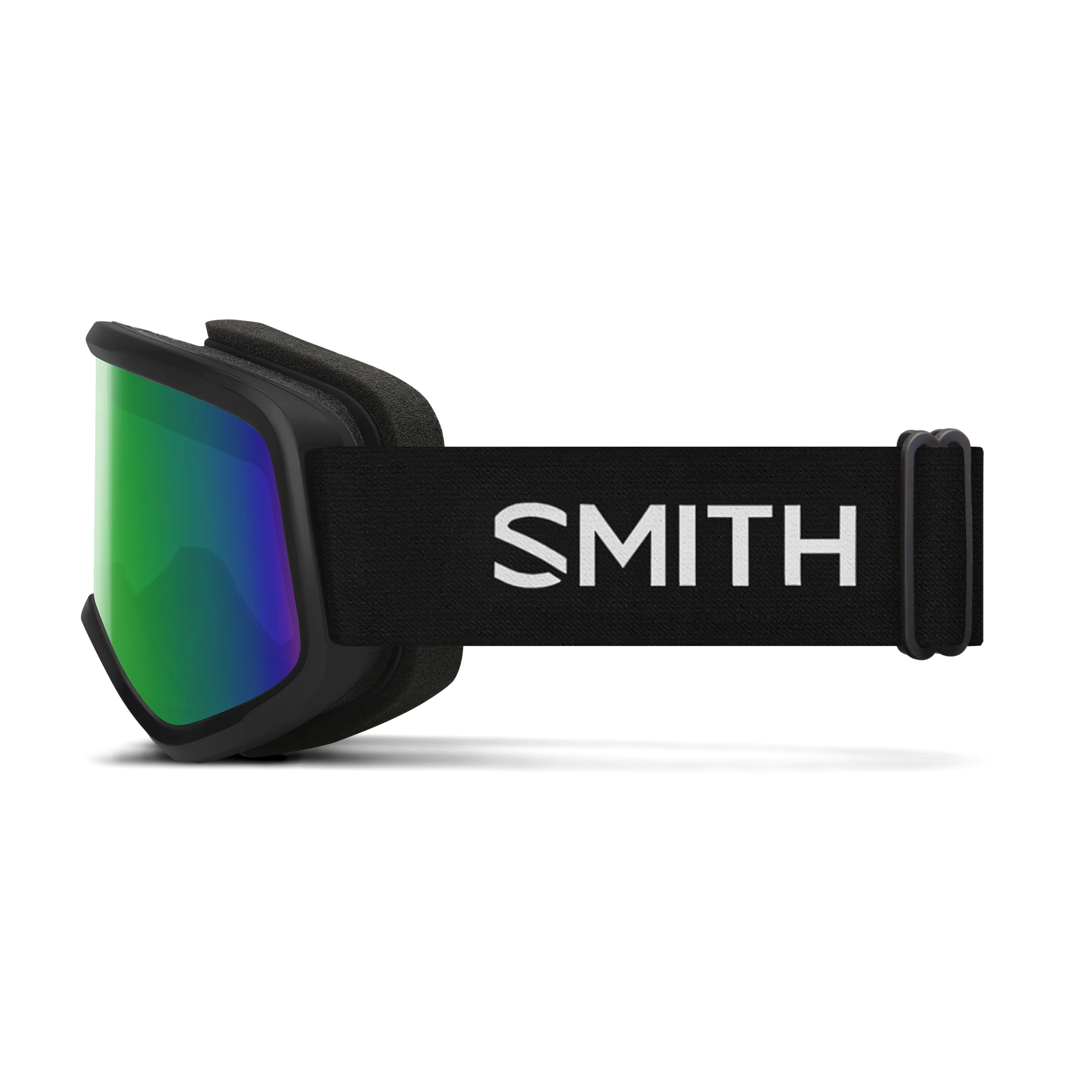 Masque de ski enfant Smith - Snowday - Noir - Green Sol-X Mirror