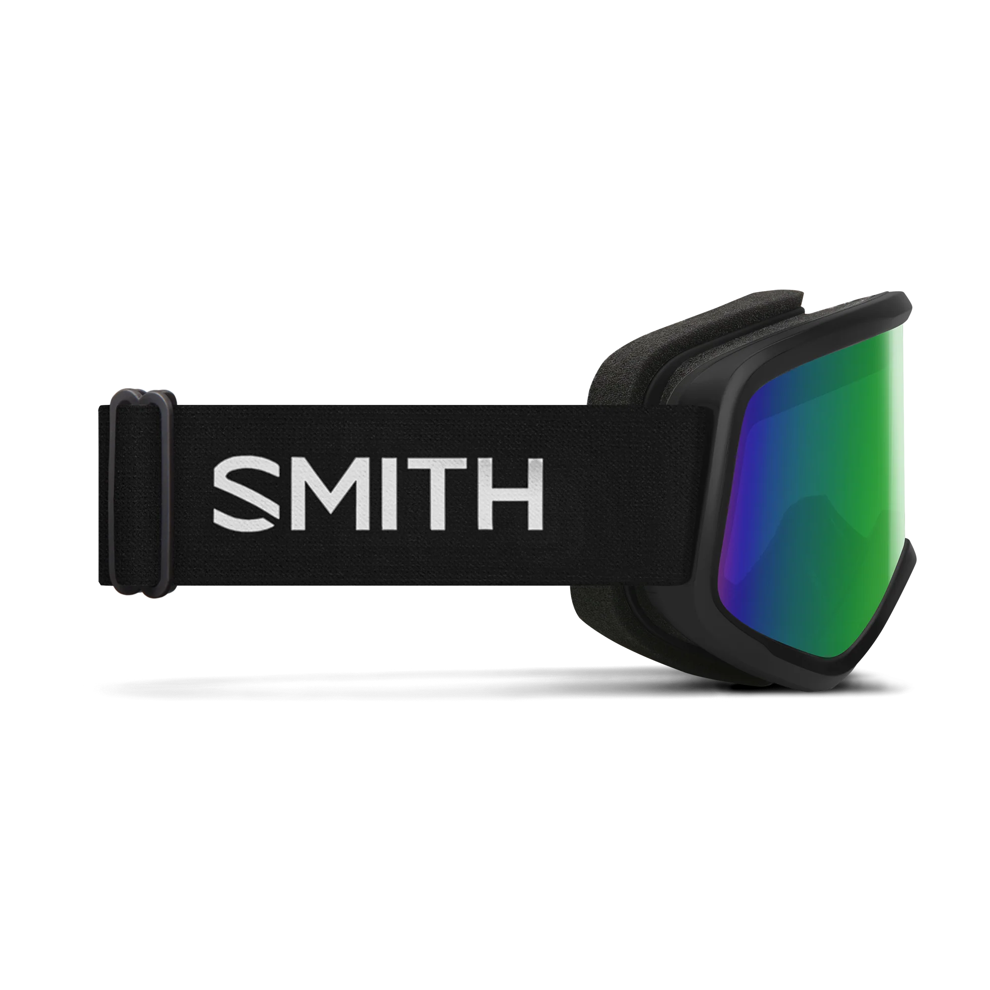 Masque de ski enfant Smith - Snowday - Noir - Green Sol-X Mirror