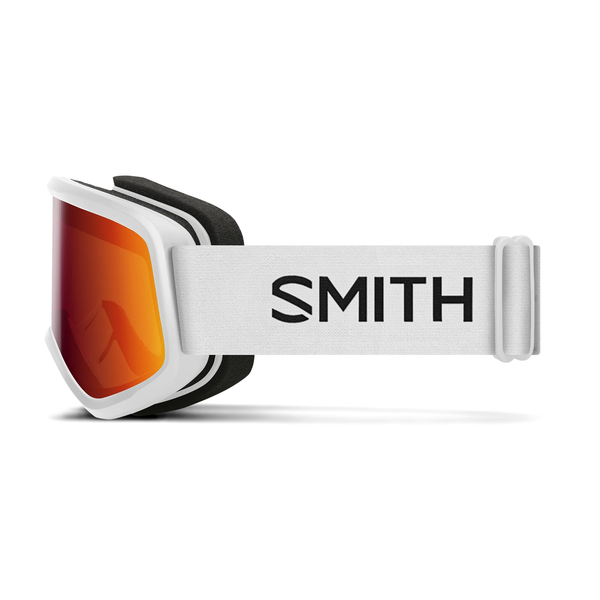 Masque de ski enfant Smith - Snowday - Blanc - Red Sol-X Mirror